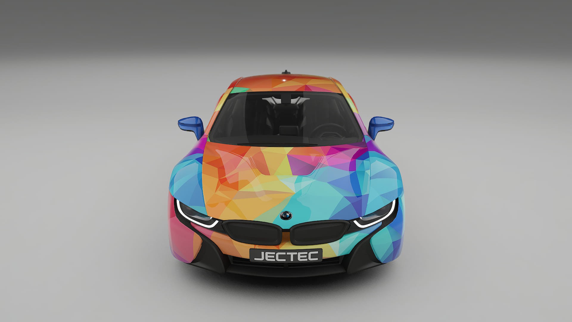 BMW I8 I12 VECTOR VIBE – Kit Wrap PPF Personalizat din Folie de Poliuretan Imprimabilă
