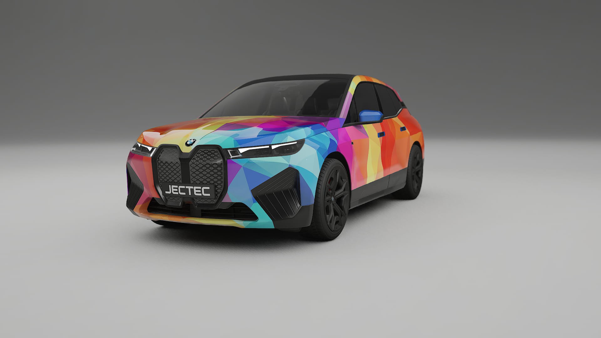 BMW iX M60 VECTOR VIBE – Kit Wrap PPF Personalizat din Folie de Poliuretan Imprimabilă