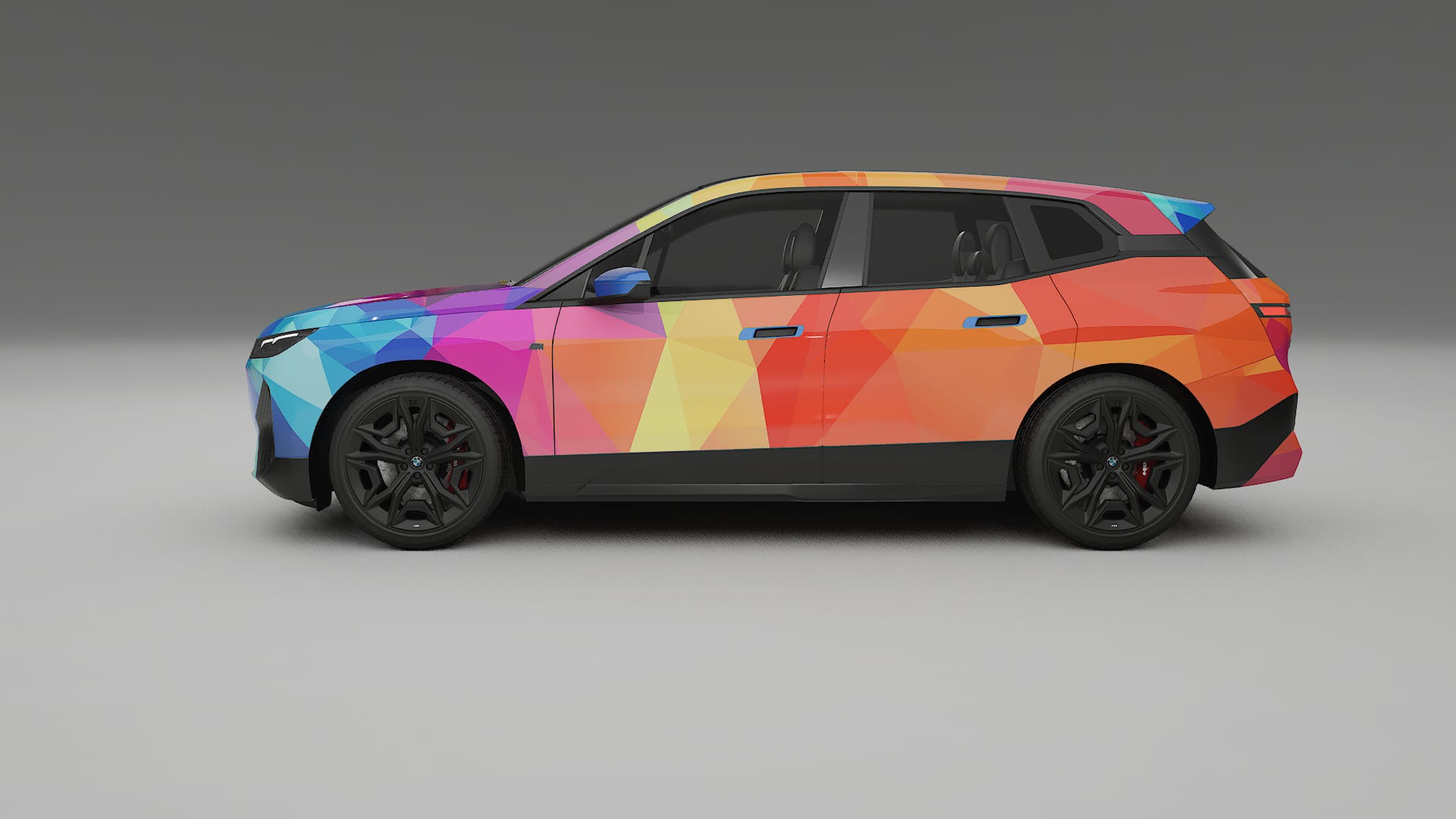BMW iX M60 VECTOR VIBE – Kit Wrap PPF Personalizat din Folie de Poliuretan Imprimabilă