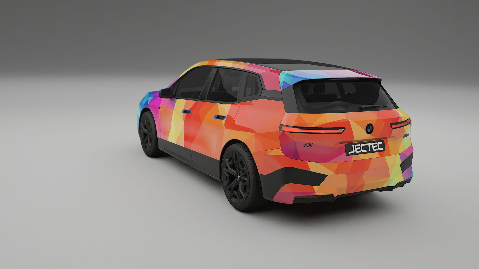 BMW iX M60 VECTOR VIBE – Kit Wrap PPF Personalizat din Folie de Poliuretan Imprimabilă