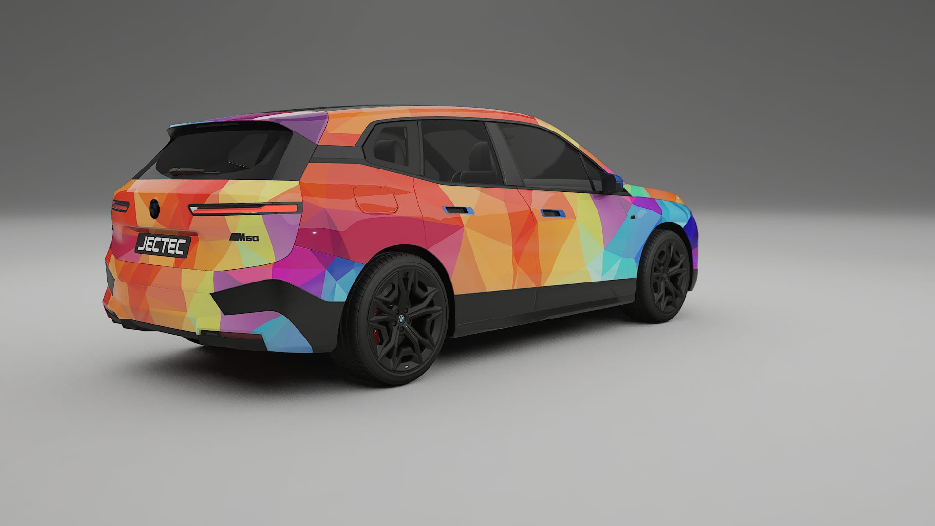 BMW iX M60 VECTOR VIBE – Kit Wrap PPF Personalizat din Folie de Poliuretan Imprimabilă