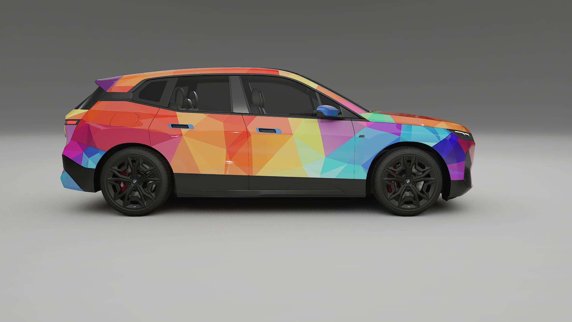 BMW iX M60 VECTOR VIBE – Kit Wrap PPF Personalizat din Folie de Poliuretan Imprimabilă