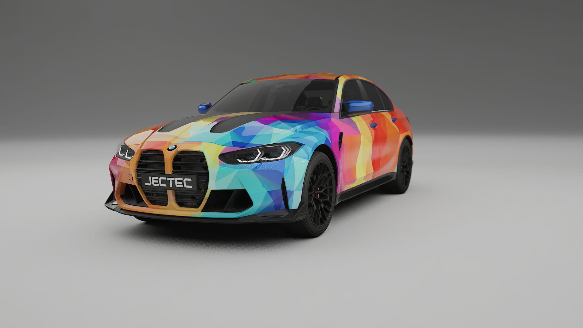 BMW M3 G80 Competition CS VECTOR VIBE – Kit Wrap PPF Personalizat din Folie de Poliuretan Imprimabilă