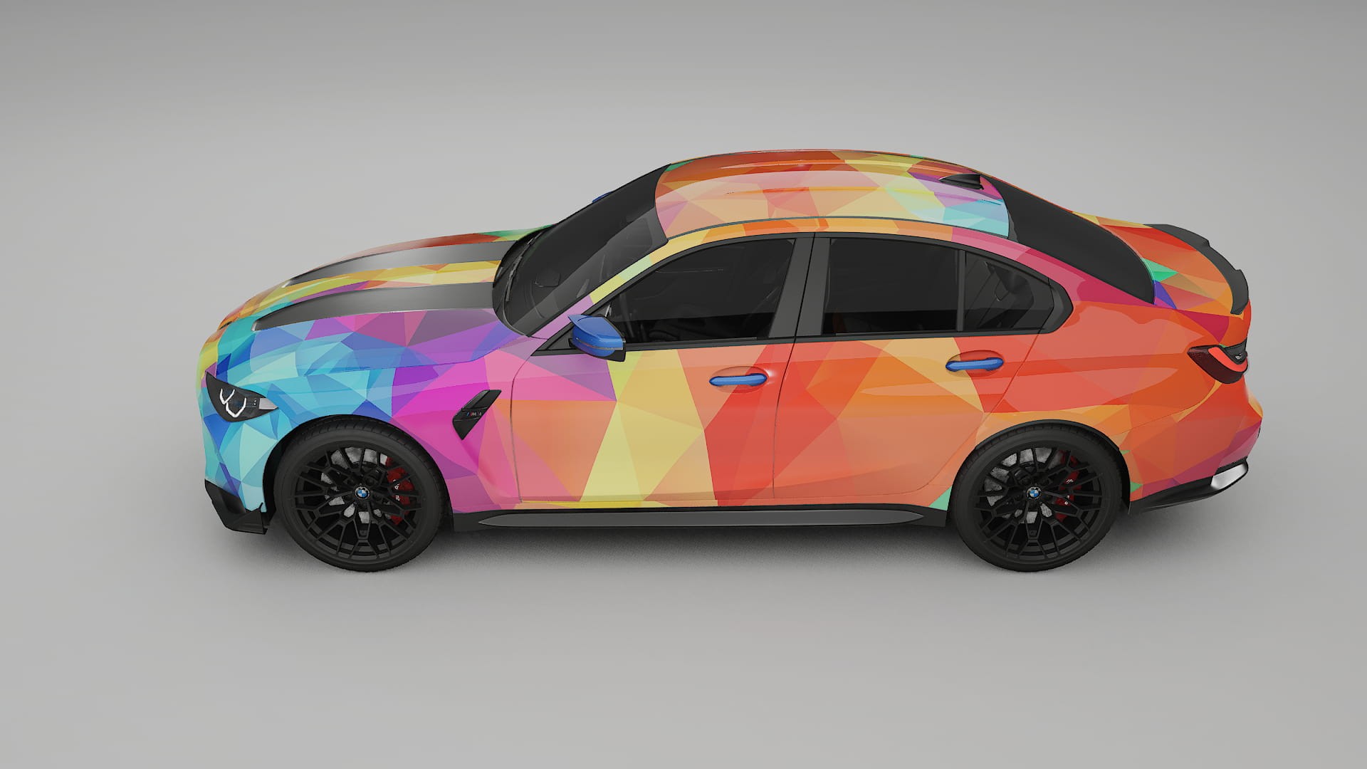 BMW M3 G80 Competition CS VECTOR VIBE – Kit Wrap PPF Personalizat din Folie de Poliuretan Imprimabilă