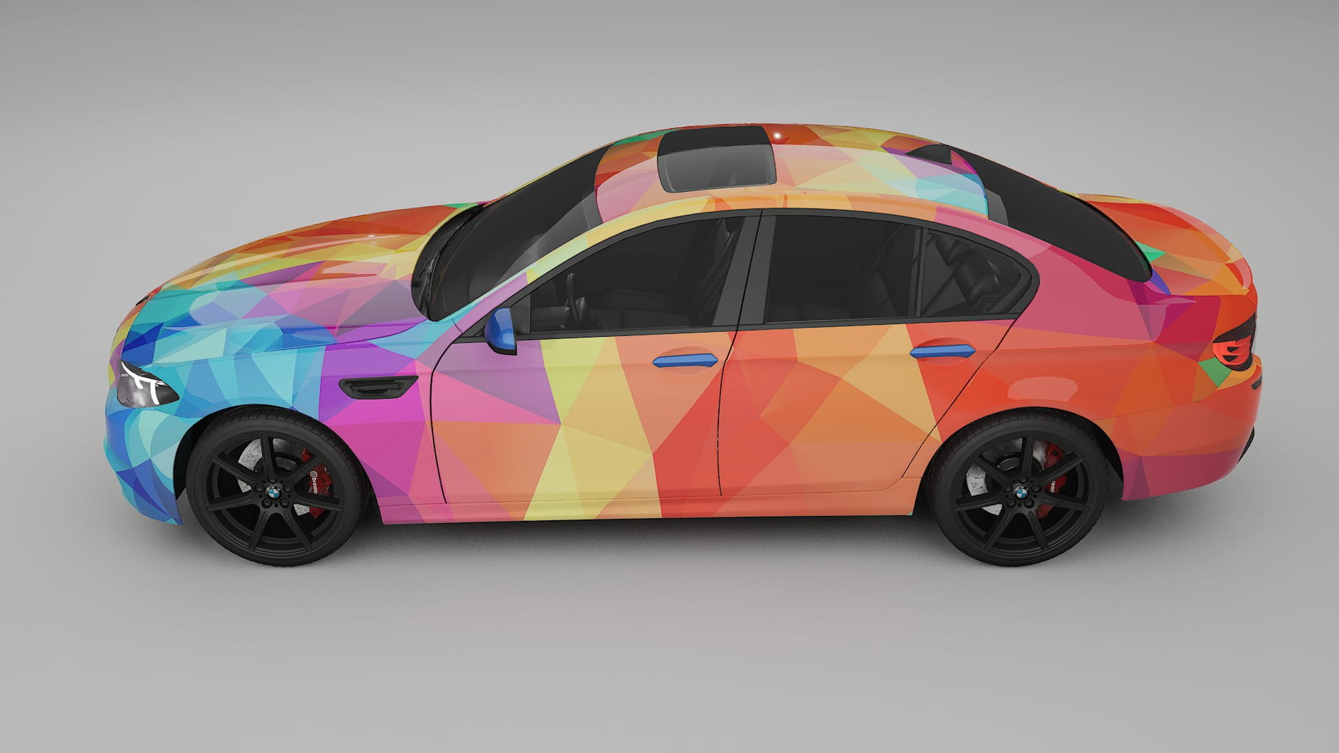 BMW M5 F10 VECTOR VIBE – Kit Wrap PPF Personalizat din Folie de Poliuretan Imprimabilă