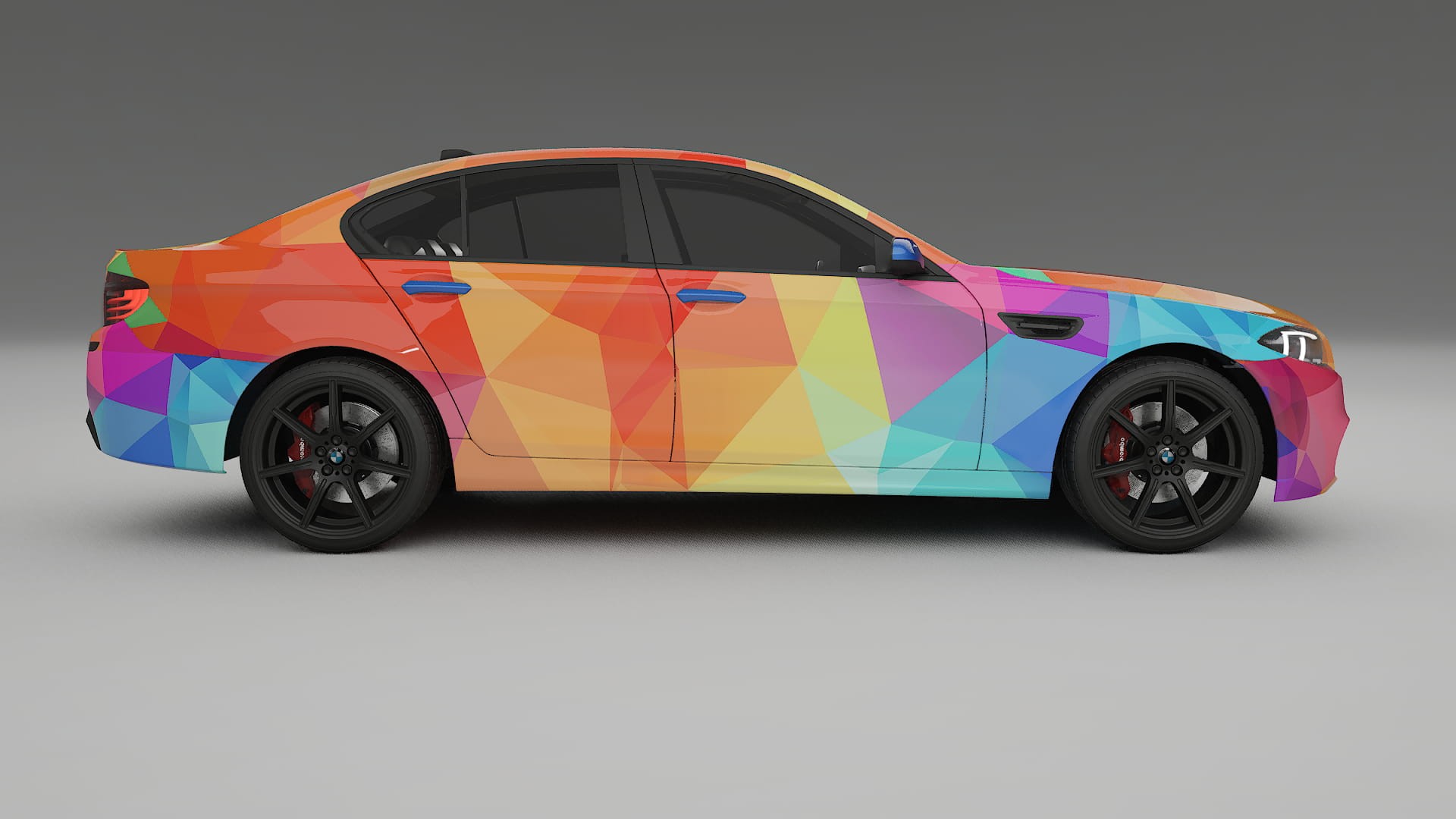 BMW M5 F10 VECTOR VIBE – Kit Wrap PPF Personalizat din Folie de Poliuretan Imprimabilă