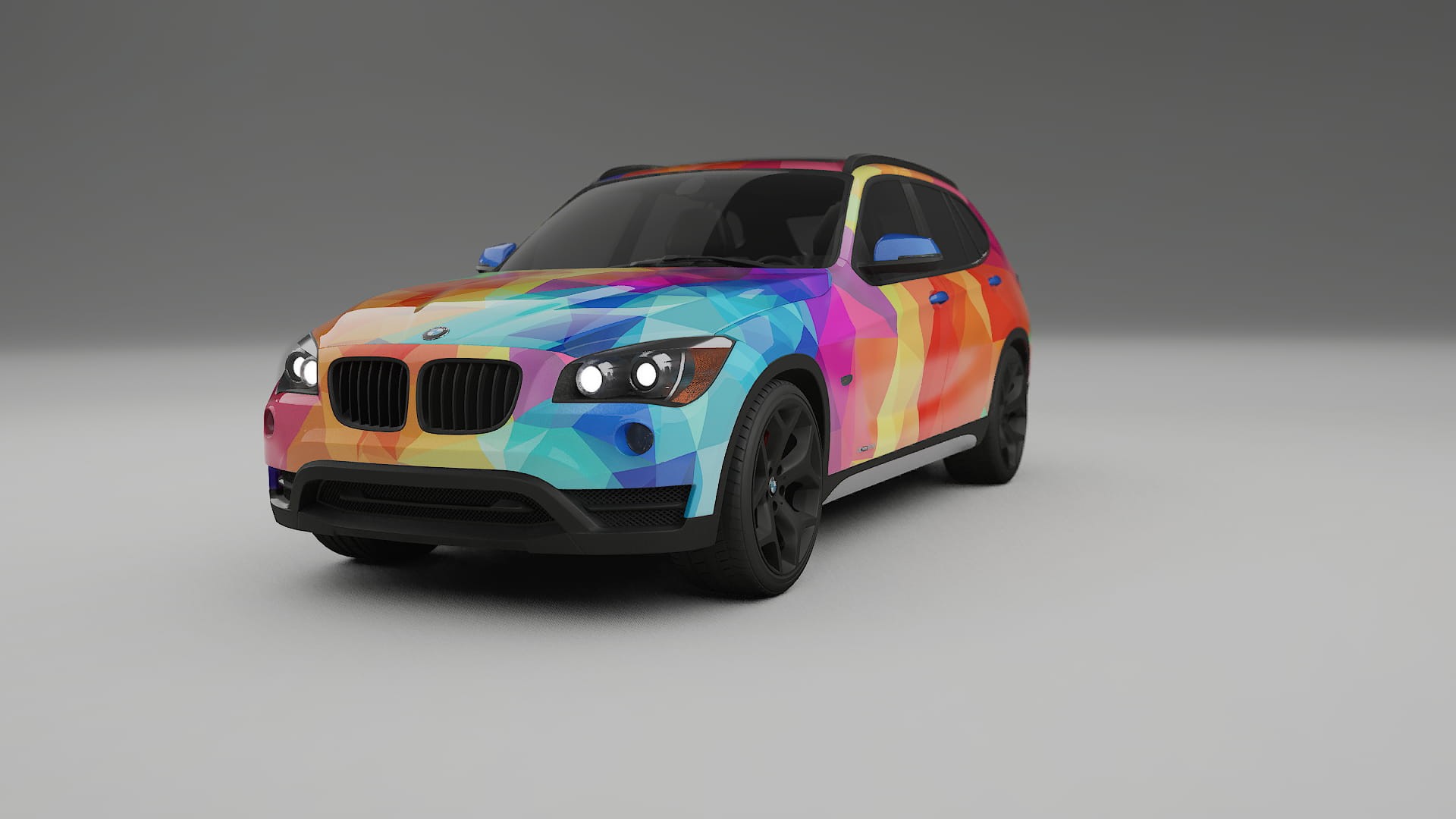 BMW X1 E84 VECTOR VIBE – Kit Wrap PPF Personalizat din Folie de Poliuretan Imprimabilă