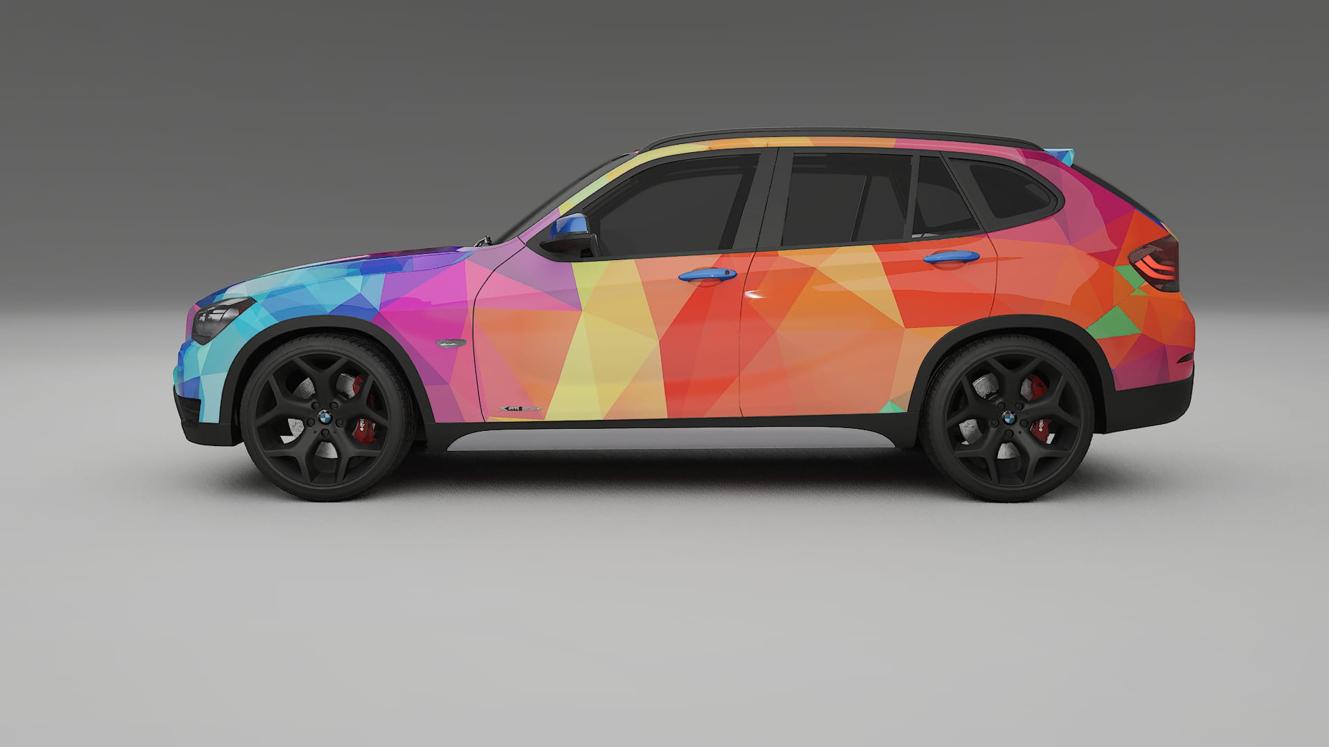BMW X1 E84 VECTOR VIBE – Kit Wrap PPF Personalizat din Folie de Poliuretan Imprimabilă