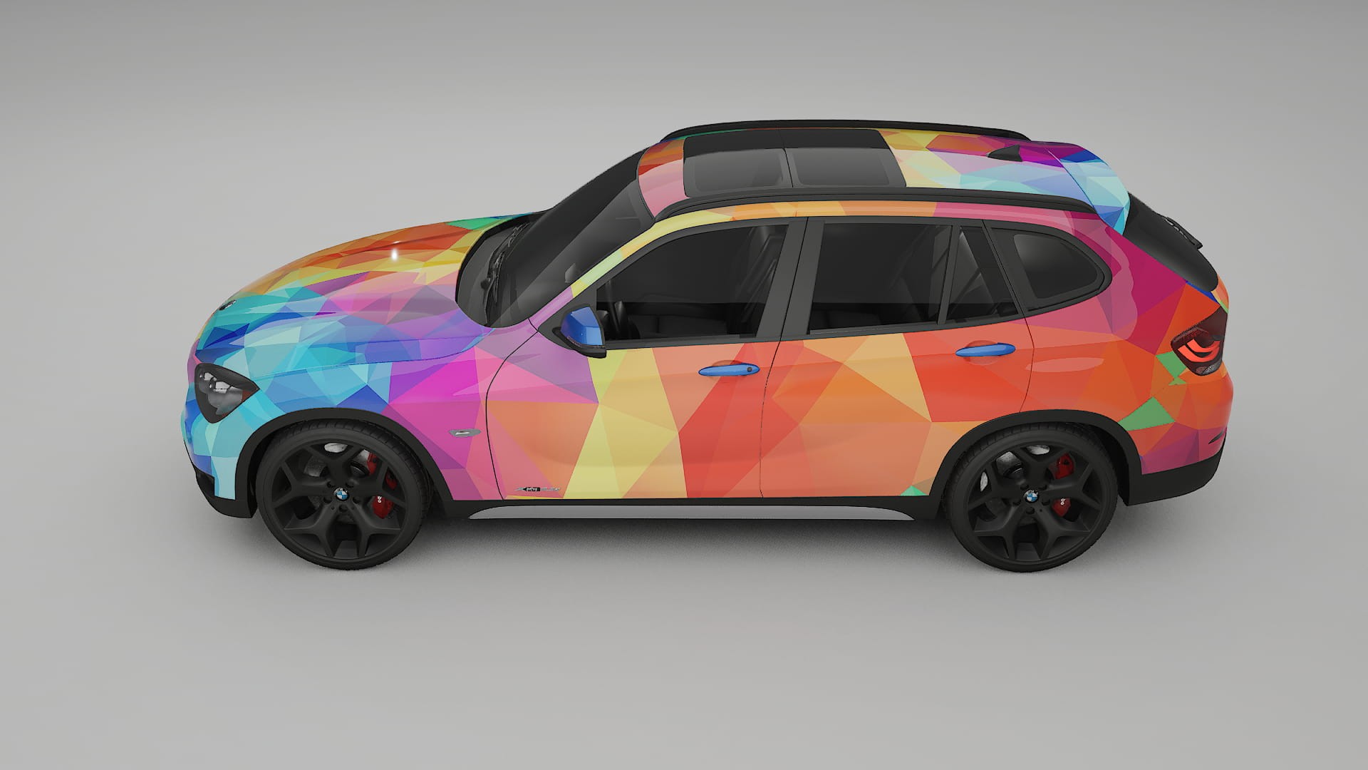 BMW X1 E84 VECTOR VIBE – Kit Wrap PPF Personalizat din Folie de Poliuretan Imprimabilă