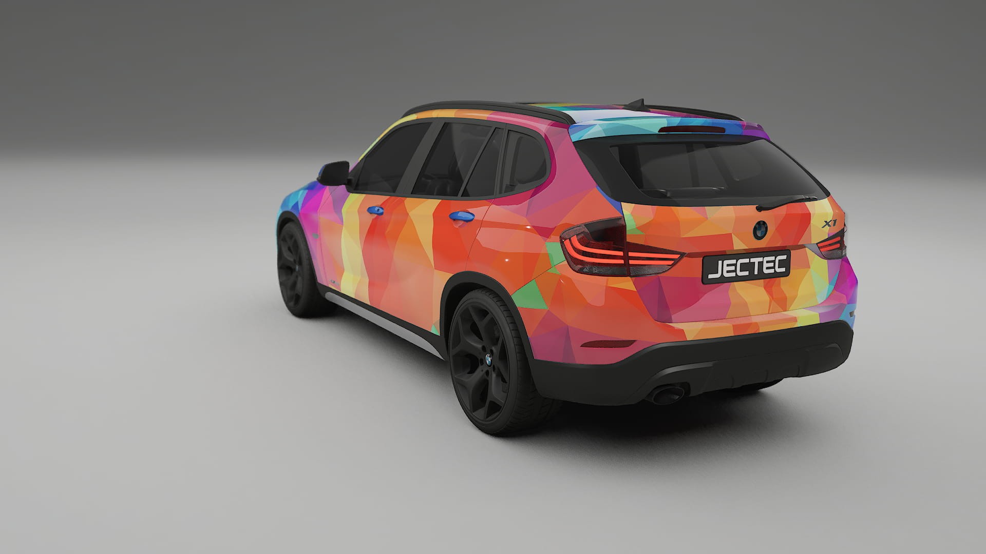 BMW X1 E84 VECTOR VIBE – Kit Wrap PPF Personalizat din Folie de Poliuretan Imprimabilă