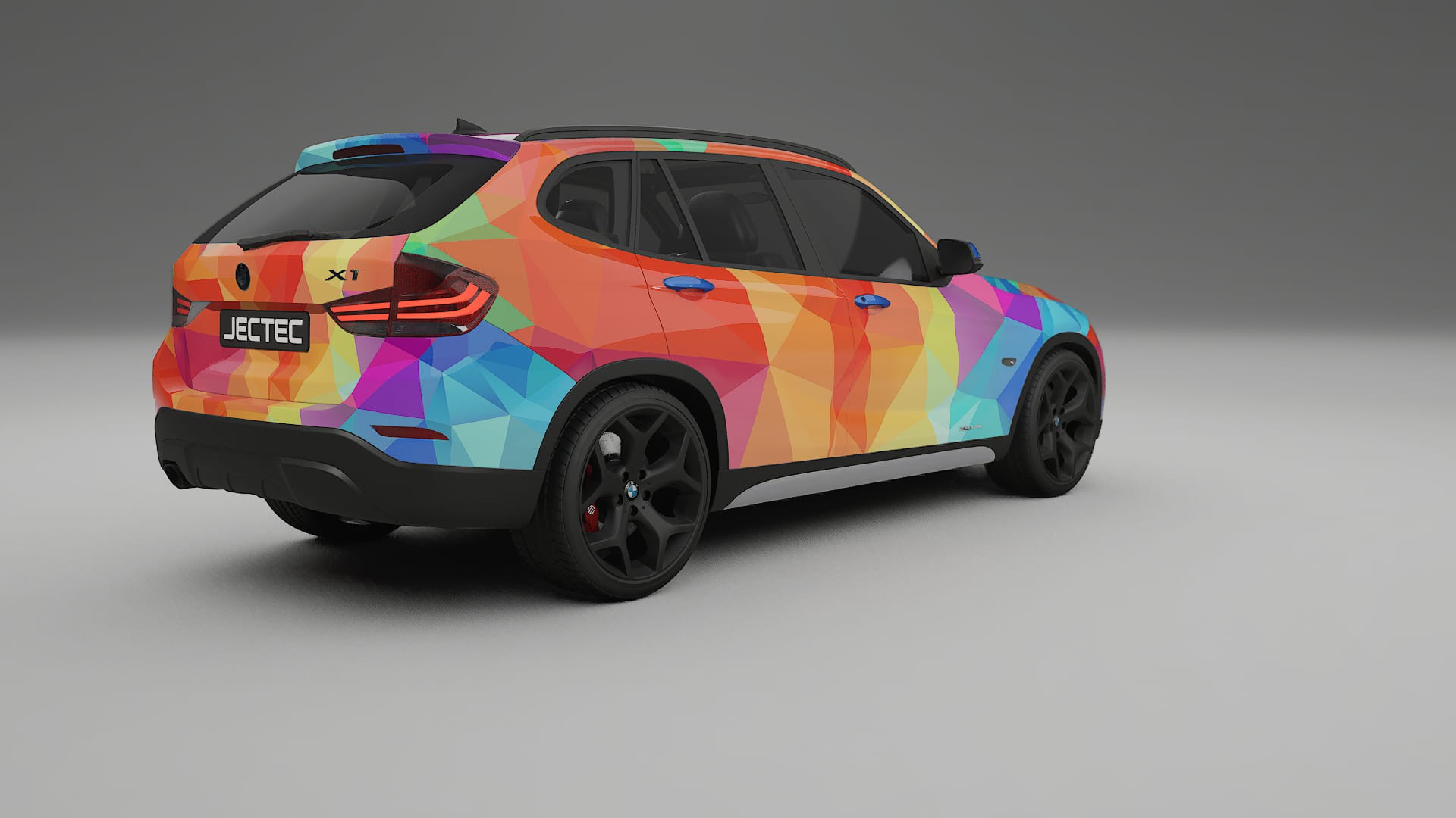 BMW X1 E84 VECTOR VIBE – Kit Wrap PPF Personalizat din Folie de Poliuretan Imprimabilă