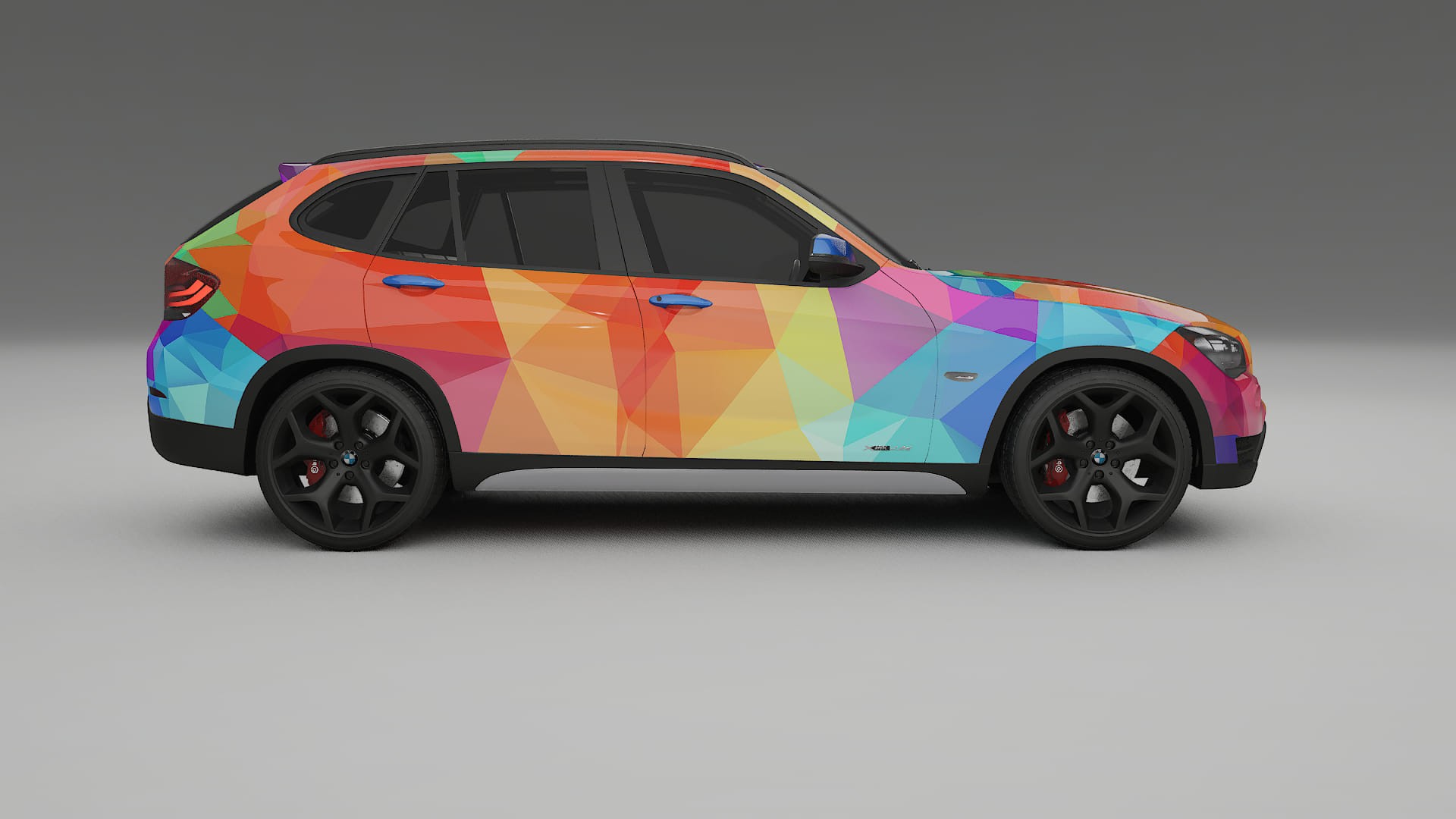 BMW X1 E84 VECTOR VIBE – Kit Wrap PPF Personalizat din Folie de Poliuretan Imprimabilă
