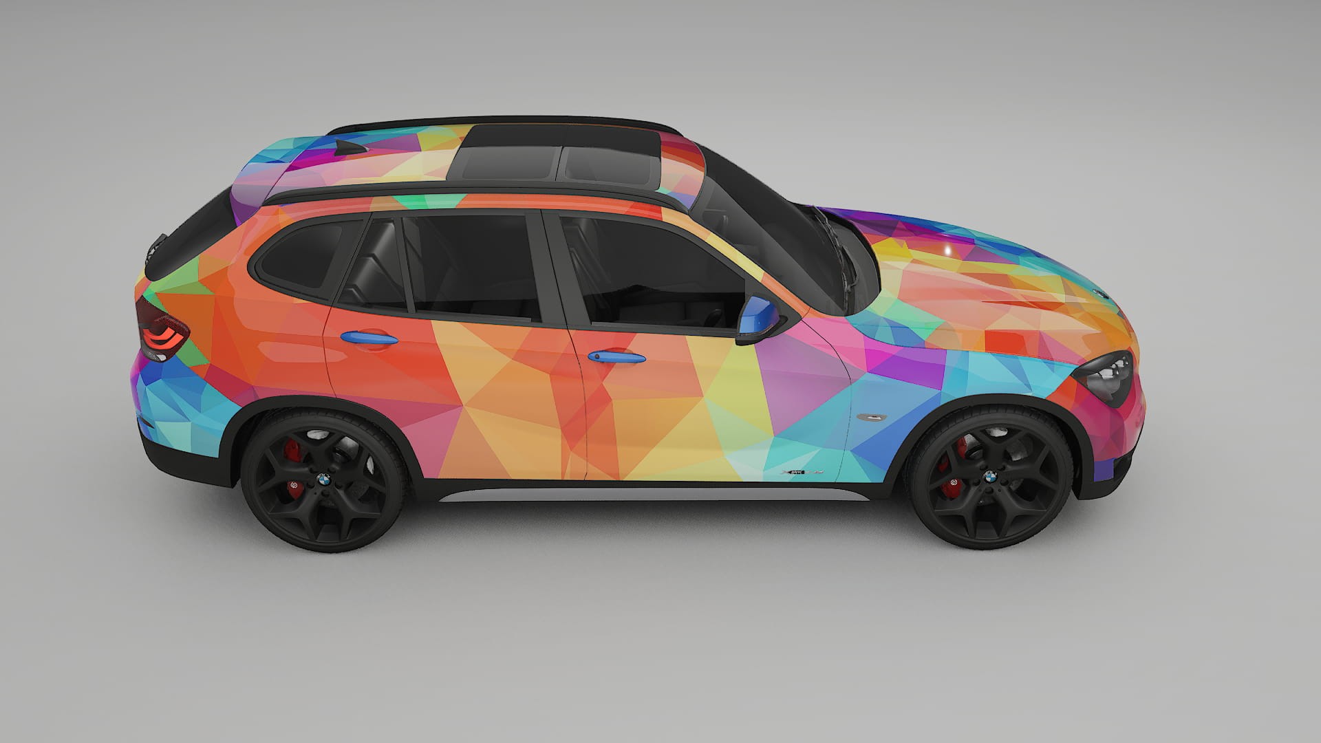BMW X1 E84 VECTOR VIBE – Kit Wrap PPF Personalizat din Folie de Poliuretan Imprimabilă