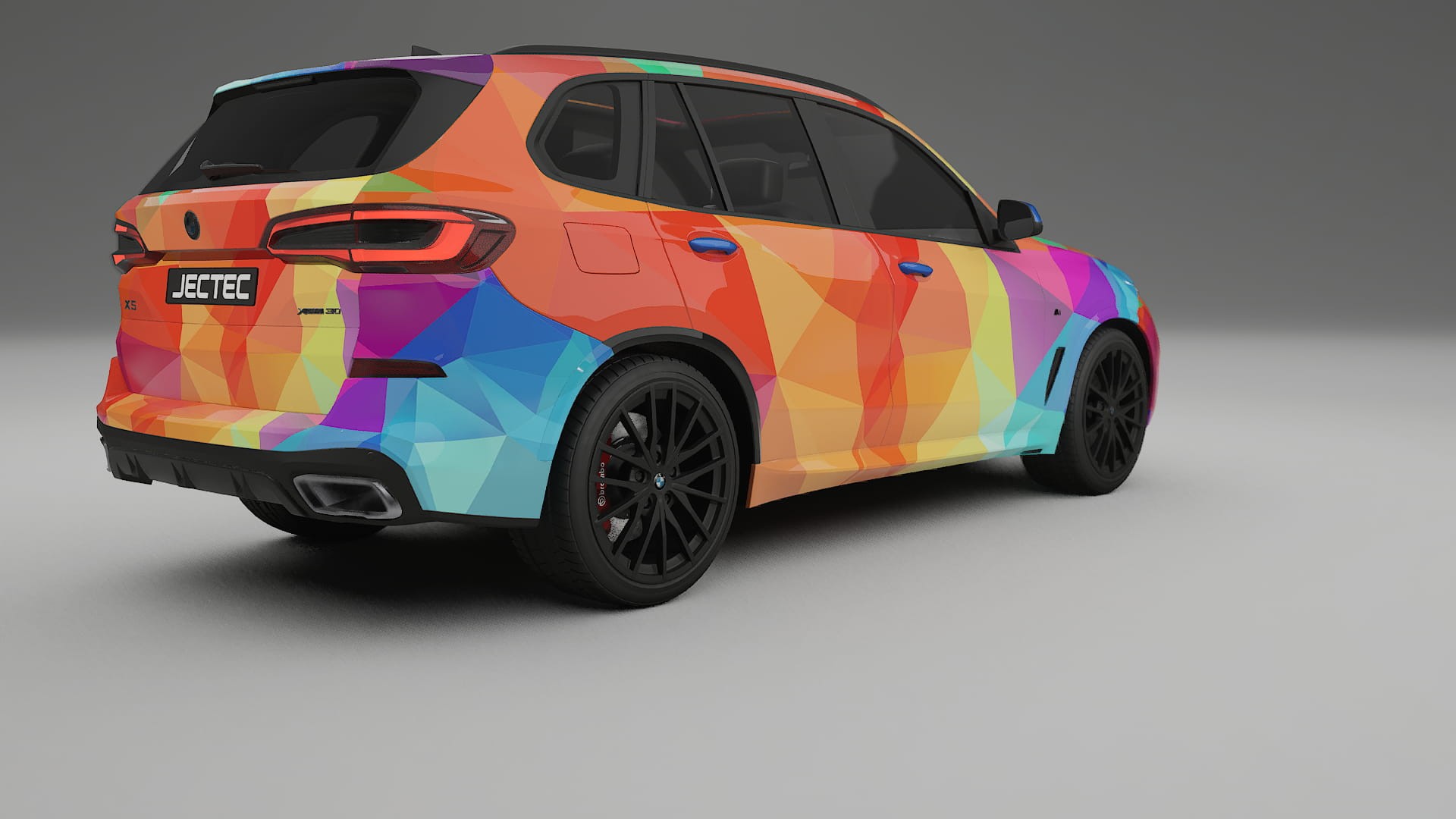 BMW X5 G05 M-Sport VECTOR VIBE – Kit Wrap PPF Personalizat din Folie de Poliuretan Imprimabilă