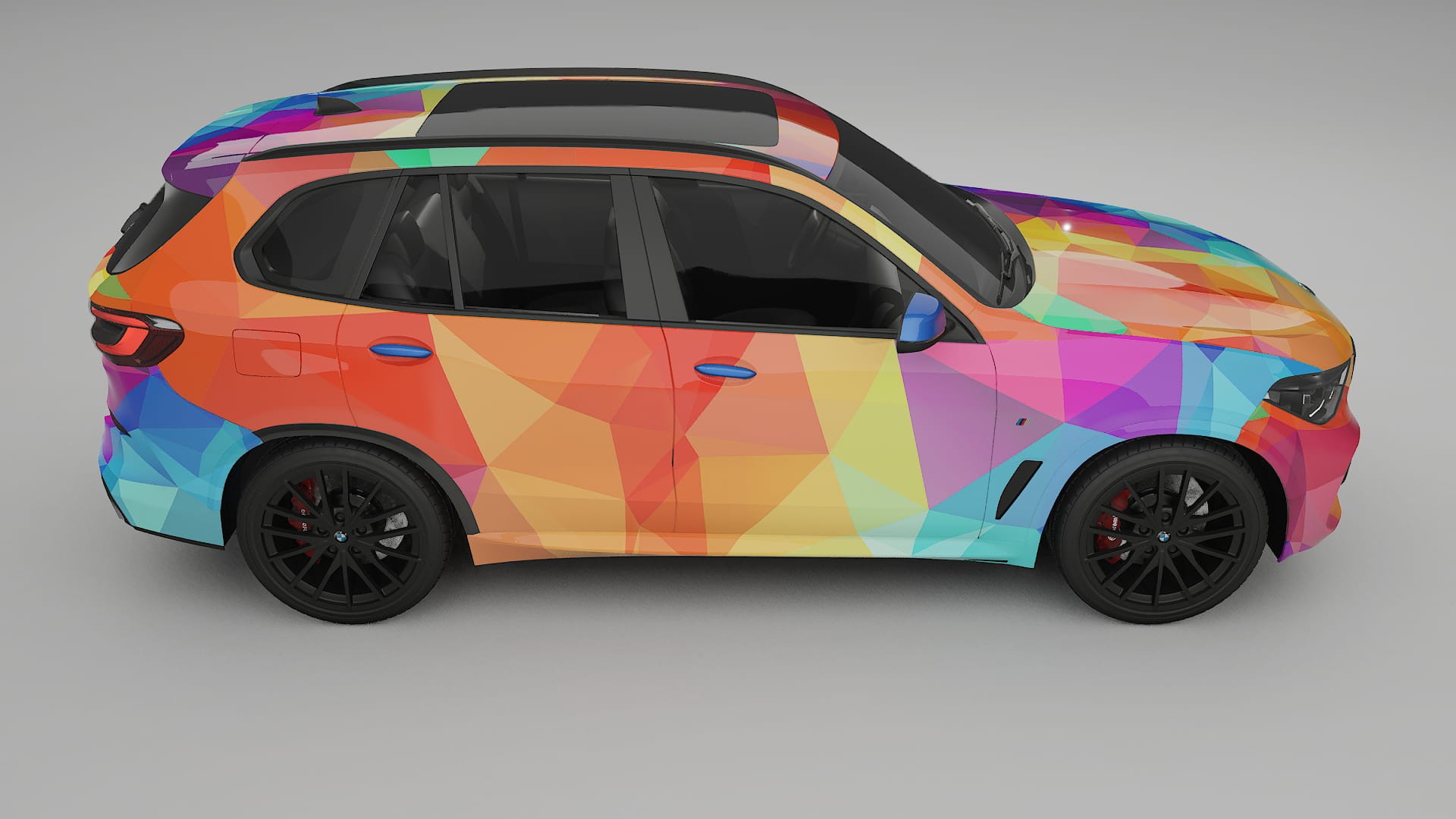 BMW X5 G05 M-Sport VECTOR VIBE – Kit Wrap PPF Personalizat din Folie de Poliuretan Imprimabilă