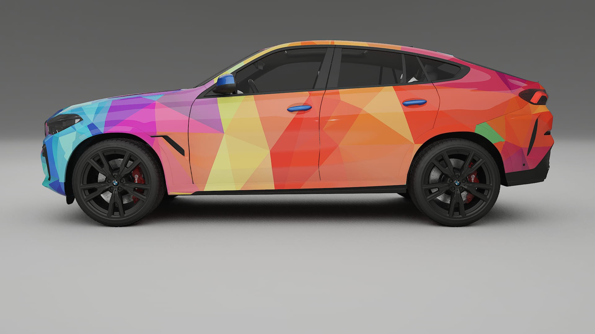 BMW X6 G06 F96 VECTOR VIBE – Kit Wrap PPF Personalizat din Folie de Poliuretan Imprimabilă