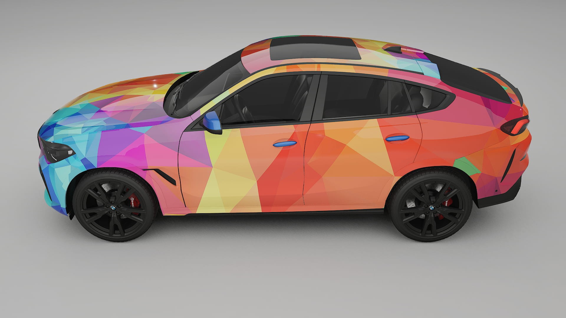 BMW X6 G06 F96 VECTOR VIBE – Kit Wrap PPF Personalizat din Folie de Poliuretan Imprimabilă