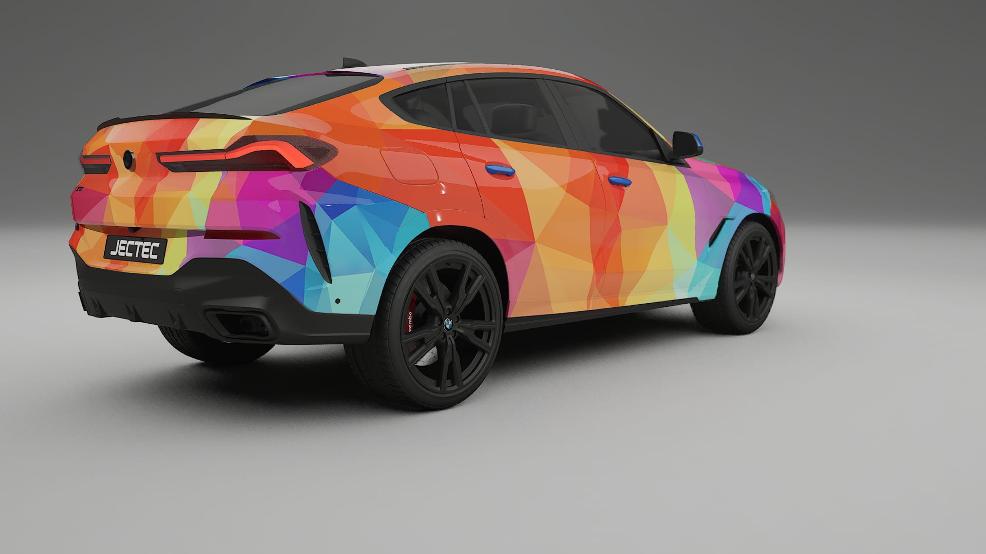 BMW X6 G06 F96 VECTOR VIBE – Kit Wrap PPF Personalizat din Folie de Poliuretan Imprimabilă