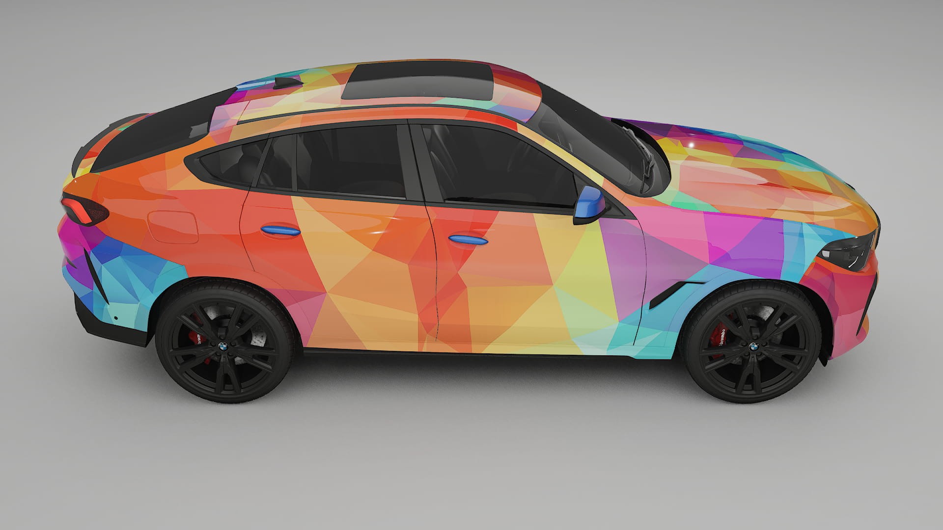 BMW X6 G06 F96 VECTOR VIBE – Kit Wrap PPF Personalizat din Folie de Poliuretan Imprimabilă