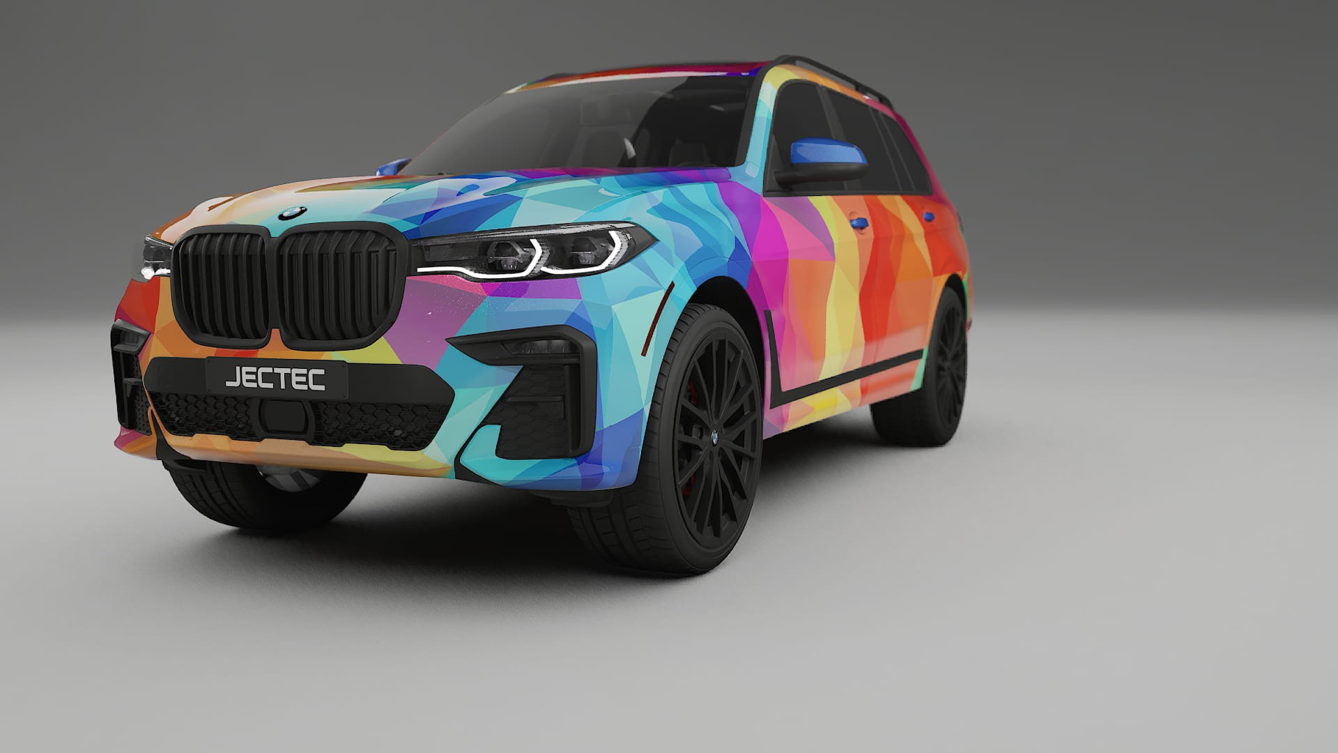 BMW X7 M G07 VECTOR VIBE – Kit Wrap PPF Personalizat din Folie de Poliuretan Imprimabilă