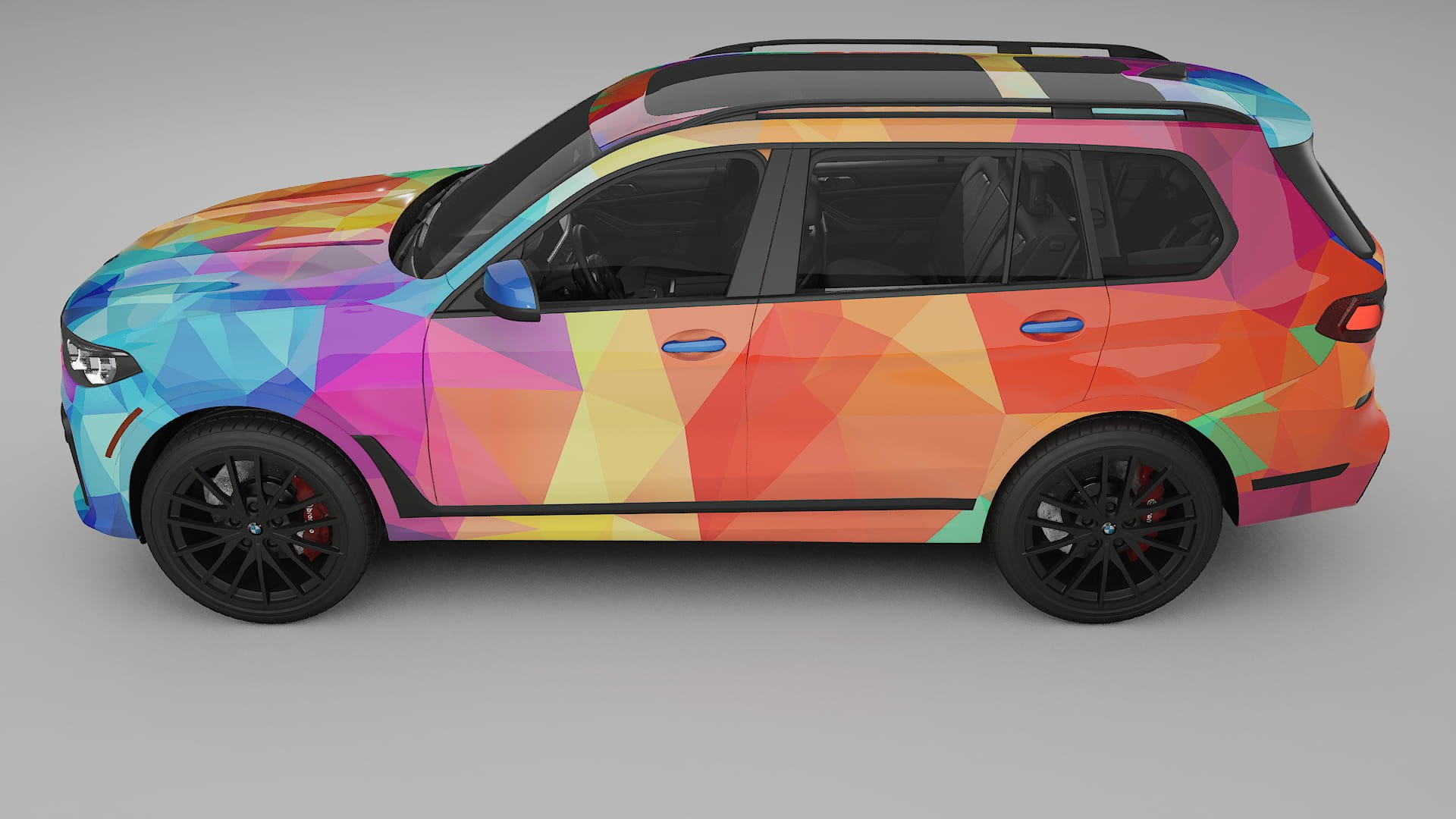 BMW X7 M G07 VECTOR VIBE – Kit Wrap PPF Personalizat din Folie de Poliuretan Imprimabilă