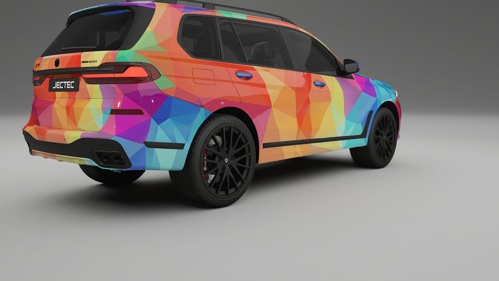 BMW X7 M G07 VECTOR VIBE – Kit Wrap PPF Personalizat din Folie de Poliuretan Imprimabilă
