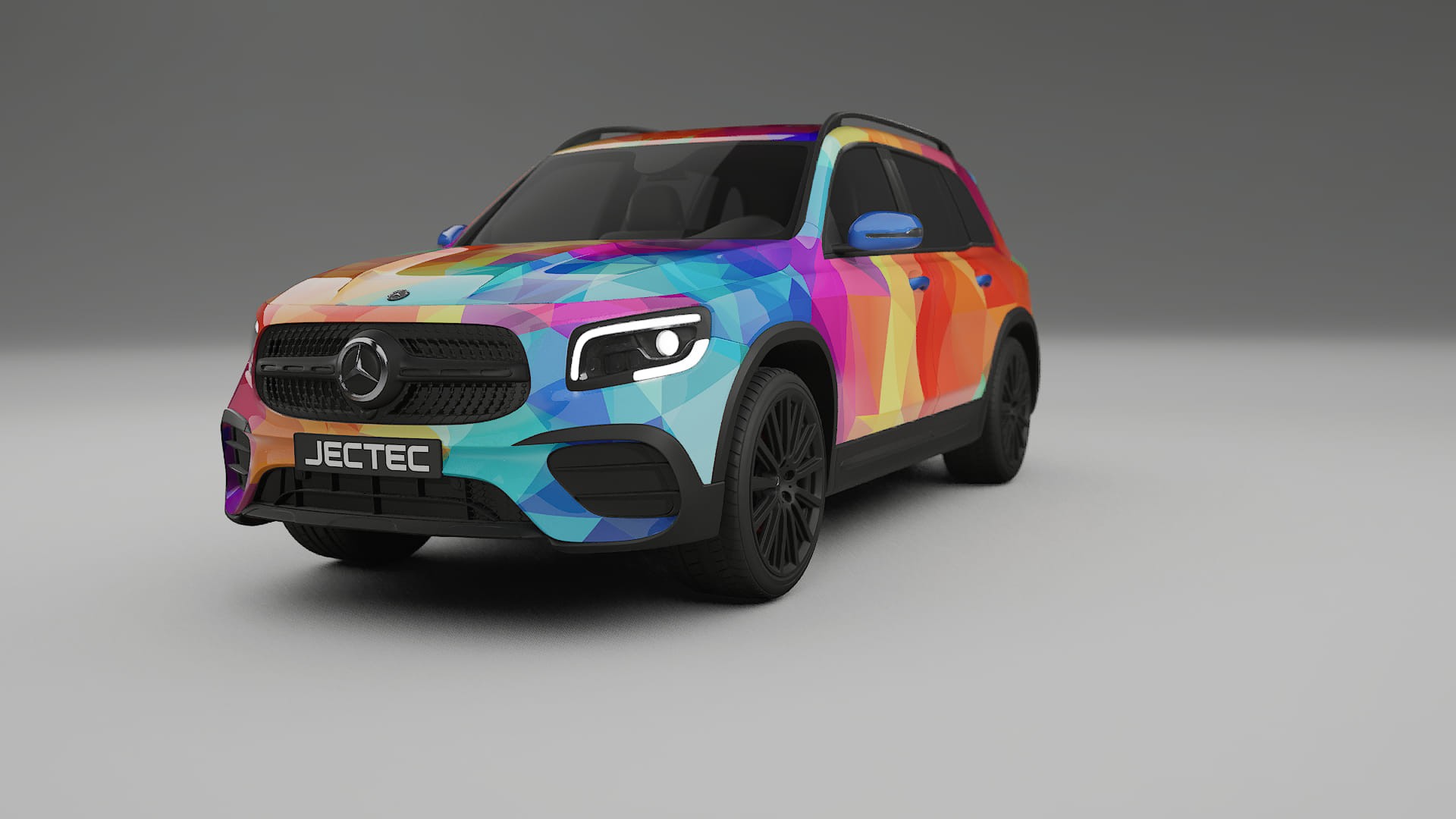 Mercedes AMG GLB VECTOR VIBE – Kit Wrap PPF Personalizat din Folie de Poliuretan Imprimabilă