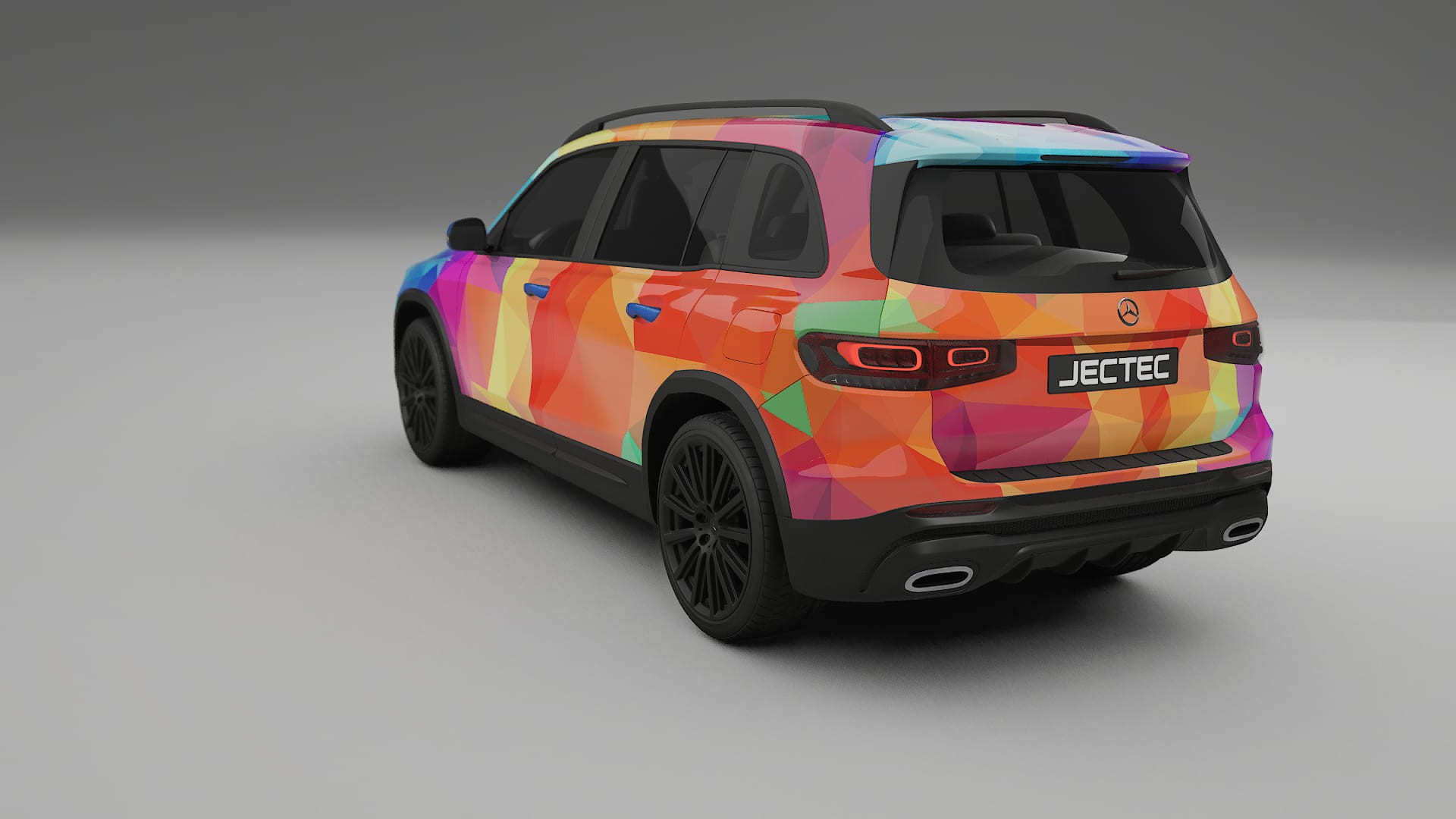 Mercedes AMG GLB VECTOR VIBE – Kit Wrap PPF Personalizat din Folie de Poliuretan Imprimabilă