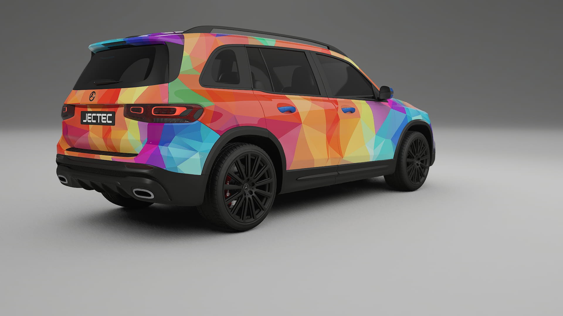 Mercedes AMG GLB VECTOR VIBE – Kit Wrap PPF Personalizat din Folie de Poliuretan Imprimabilă