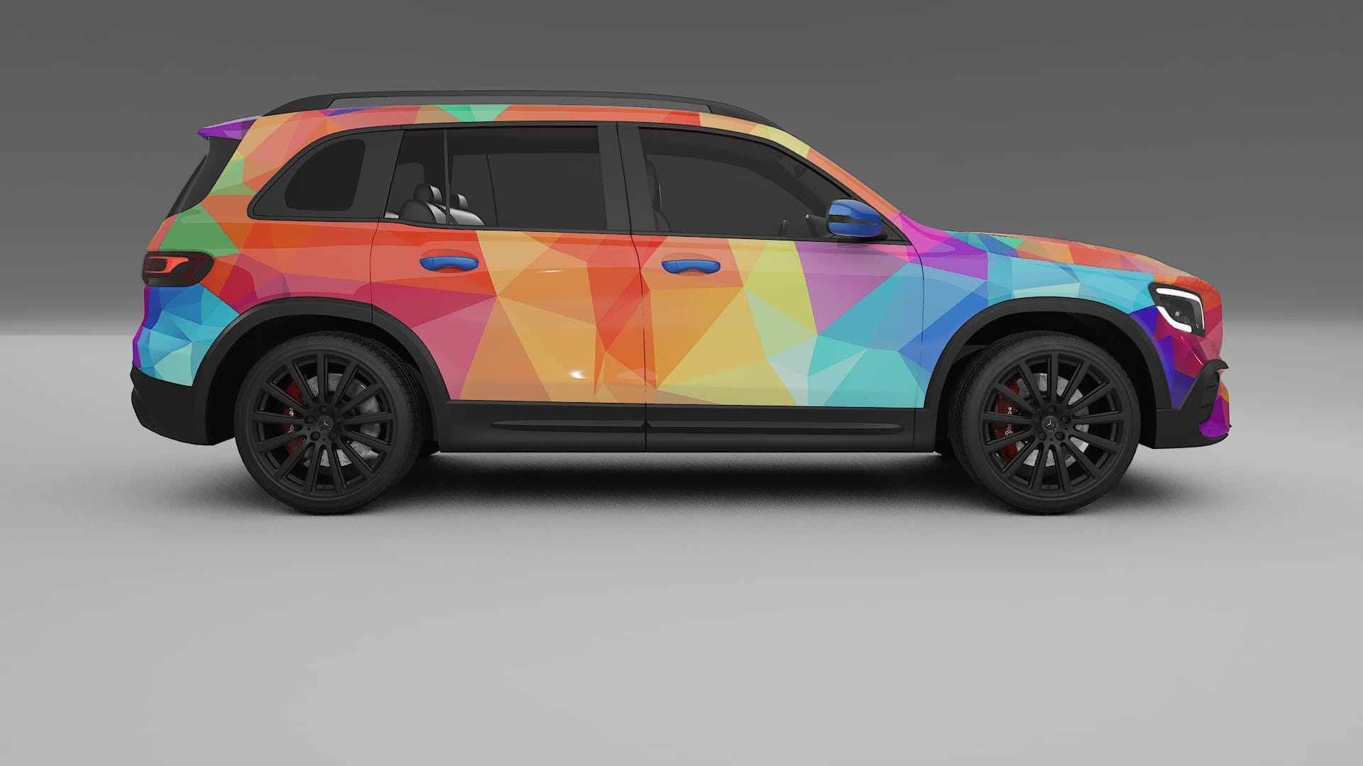 Mercedes AMG GLB VECTOR VIBE – Kit Wrap PPF Personalizat din Folie de Poliuretan Imprimabilă