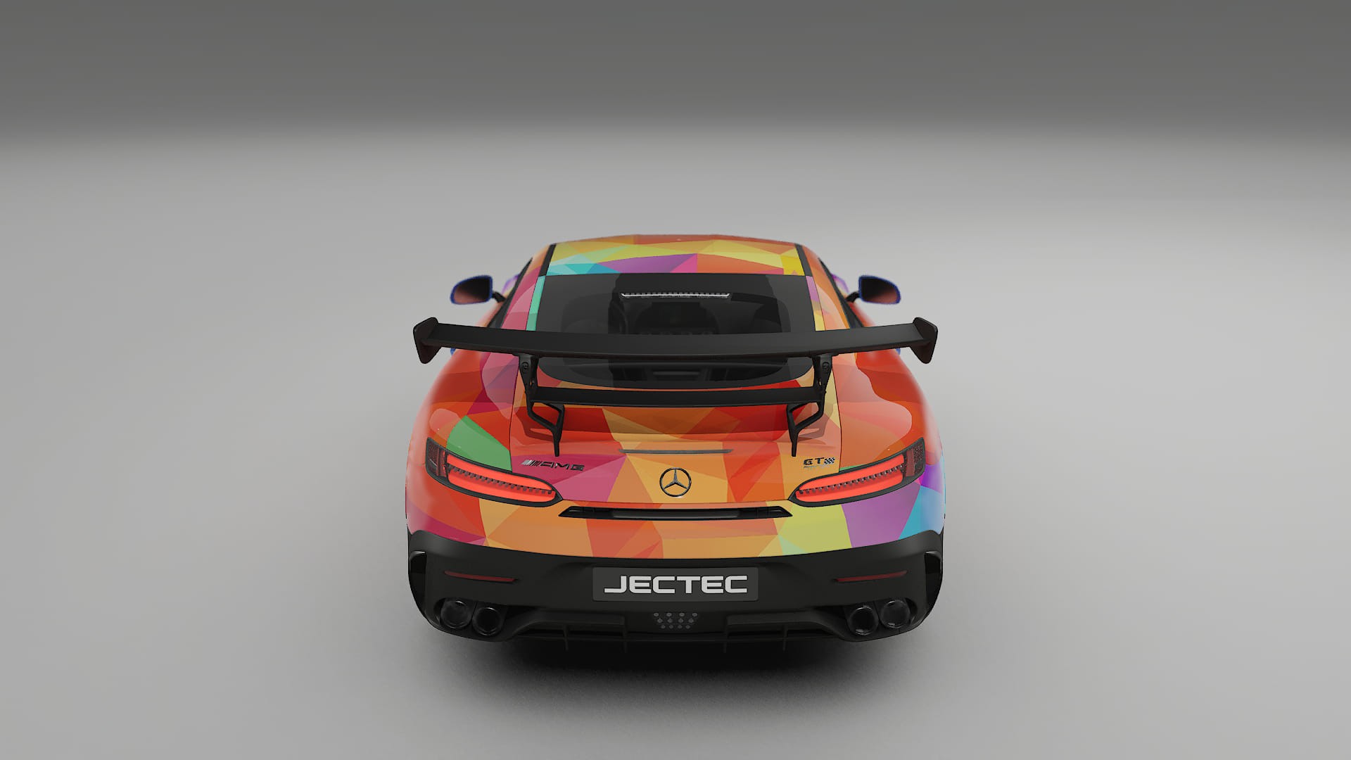 Mercedes AMG GT Black Series C192 Coupe VECTOR VIBE – Kit Wrap PPF Personalizat din Folie de Poliuretan Imprimabilă
