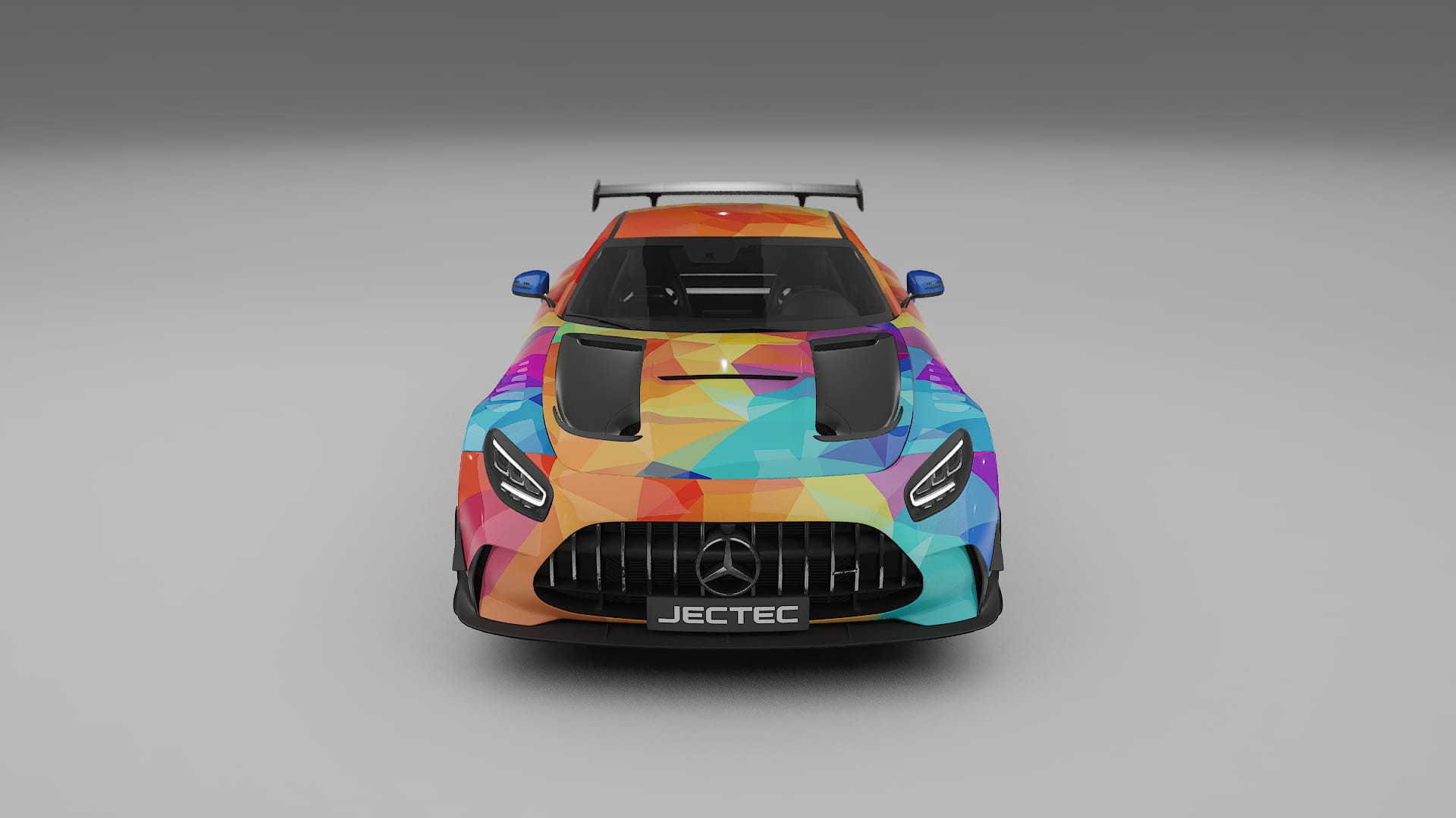 Mercedes AMG GT Black Series C192 Coupe VECTOR VIBE – Kit Wrap PPF Personalizat din Folie de Poliuretan Imprimabilă