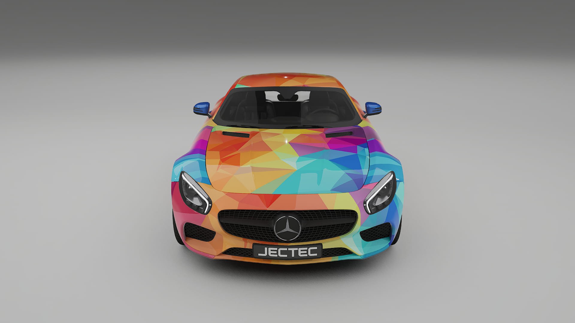 Mercedes AMG GT C190 Coupe VECTOR VIBE – Kit Wrap PPF Personalizat din Folie de Poliuretan Imprimabilă