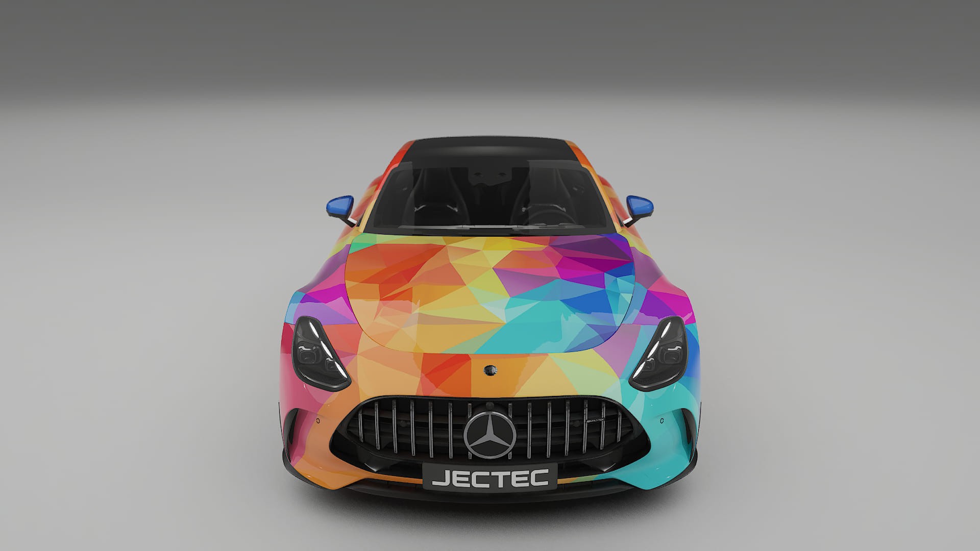 Mercedes AMG GT Coupe C192 VECTOR VIBE – Kit Wrap PPF Personalizat din Folie de Poliuretan Imprimabilă