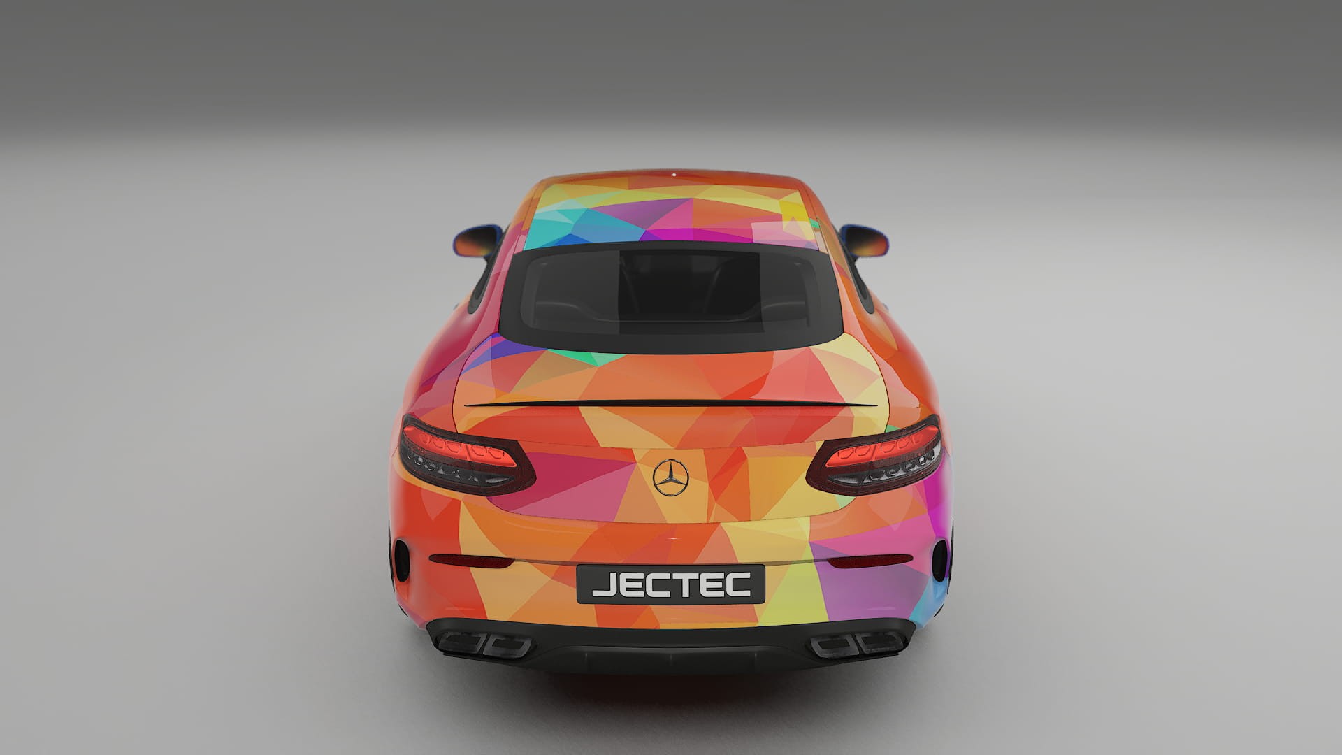 Mercedes C63 AMG W205 Coupe VECTOR VIBE – Kit Wrap PPF Personalizat din Folie de Poliuretan Imprimabilă