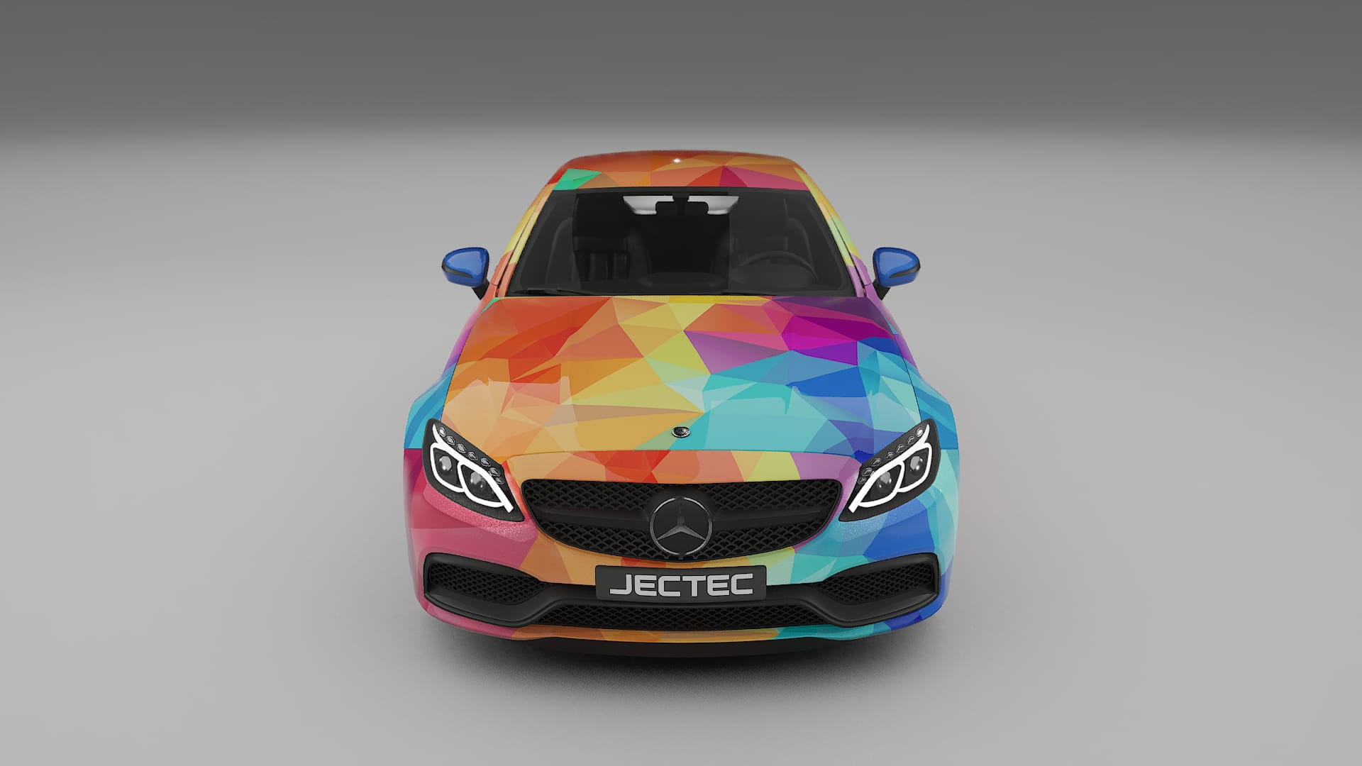 Mercedes C63 AMG W205 Coupe VECTOR VIBE – Kit Wrap PPF Personalizat din Folie de Poliuretan Imprimabilă