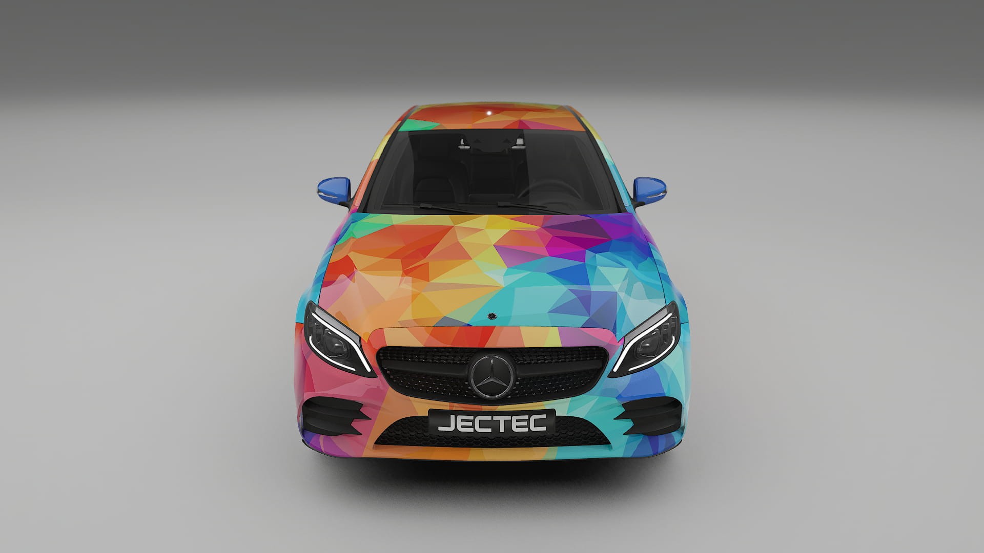 Mercedes C-class W205 AMG sedan VECTOR VIBE – Kit Wrap PPF Personalizat din Folie de Poliuretan Imprimabilă