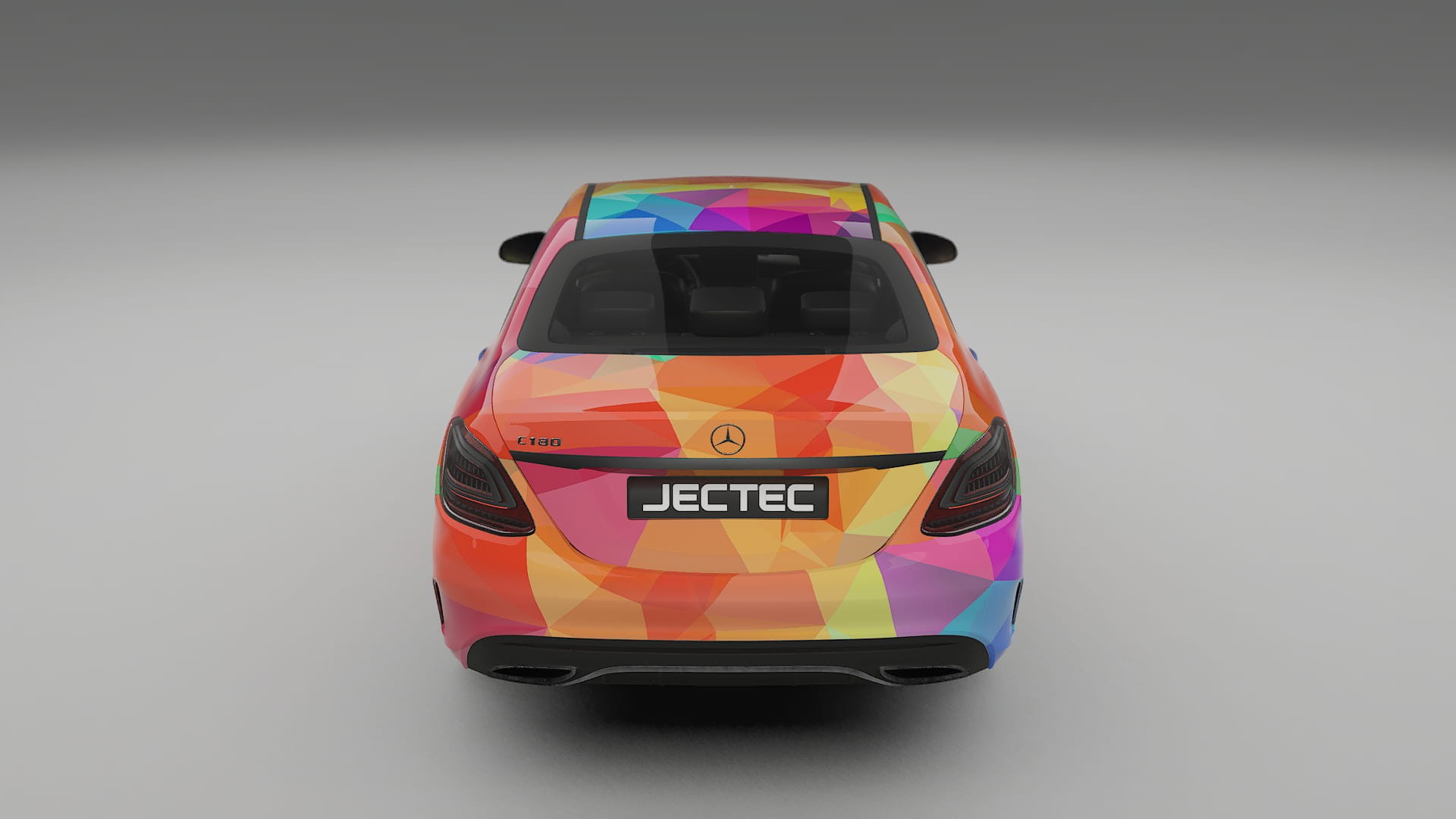 Mercedes C-class W205 AMG sedan VECTOR VIBE – Kit Wrap PPF Personalizat din Folie de Poliuretan Imprimabilă