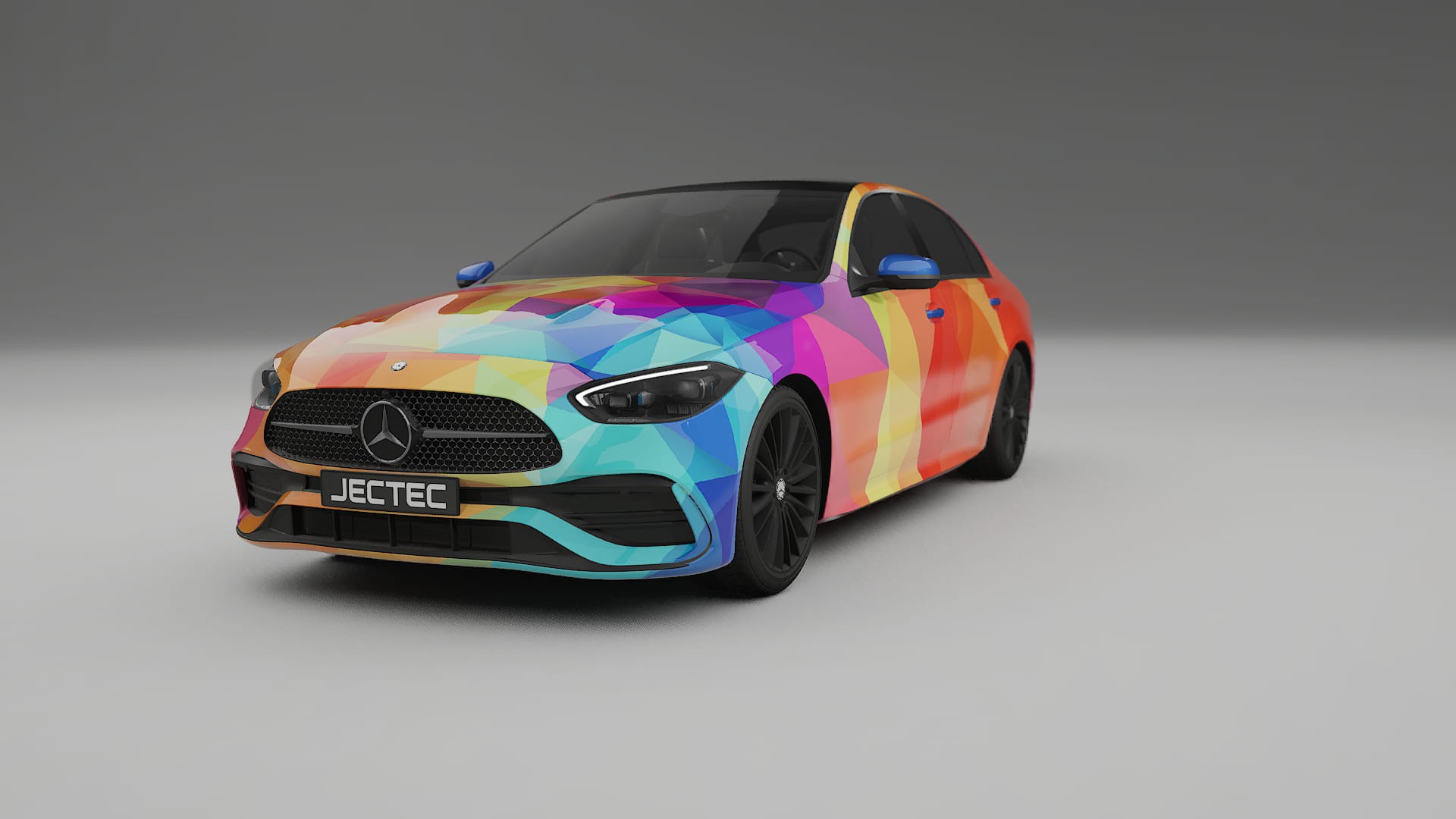 Mercedes C-class W206 VECTOR VIBE – Kit Wrap PPF Personalizat din Folie de Poliuretan Imprimabilă