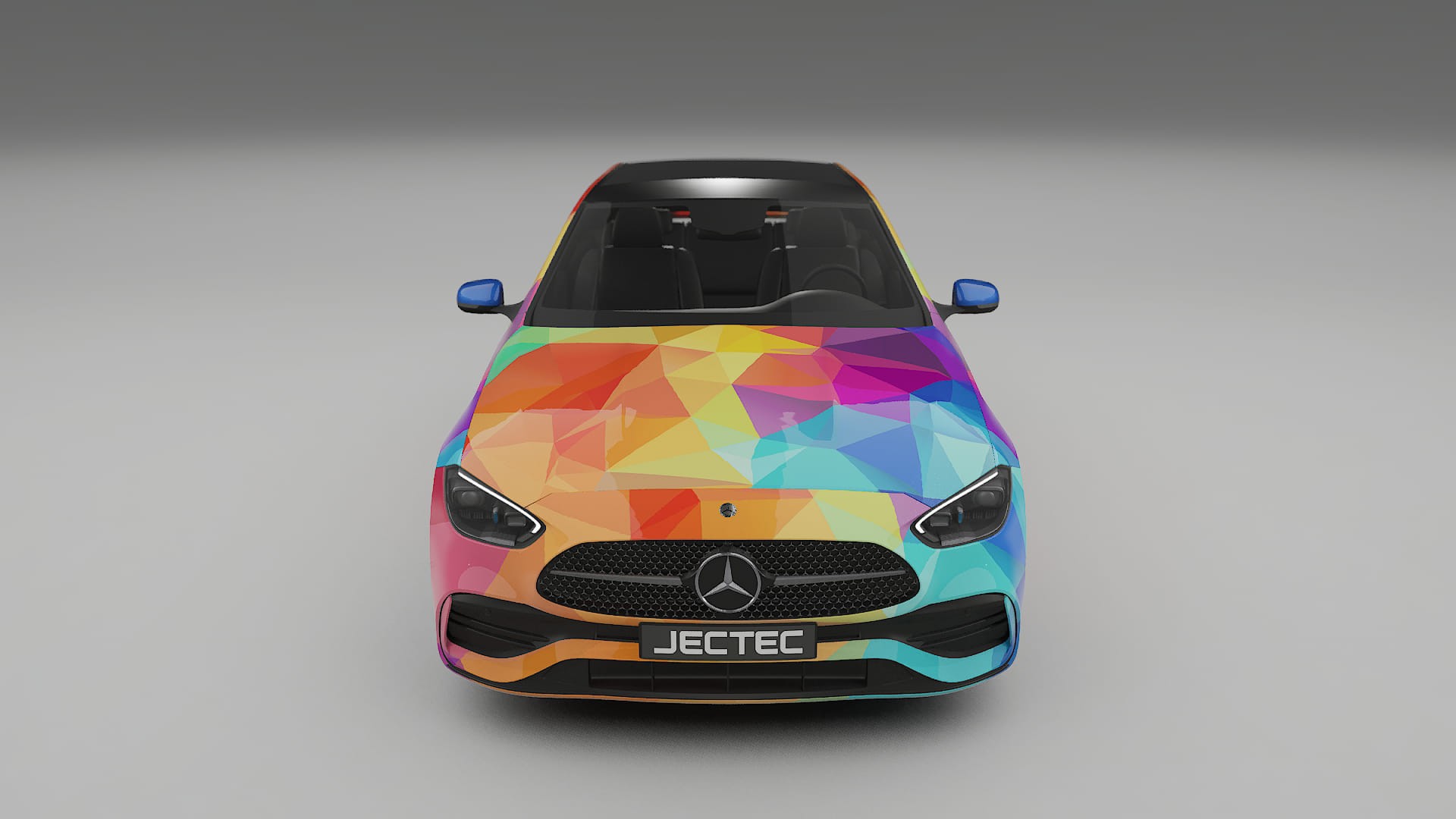 Mercedes C-class W206 VECTOR VIBE – Kit Wrap PPF Personalizat din Folie de Poliuretan Imprimabilă