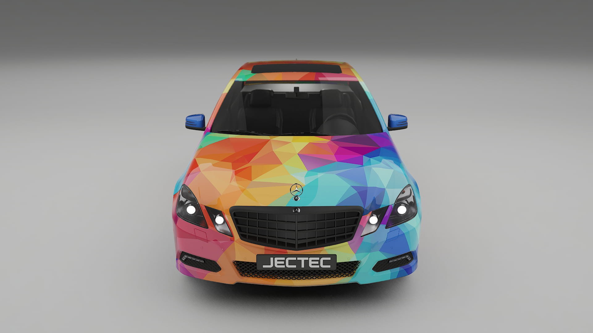 Mercedes E-class Sedan W212 Prefacelift pre-LCI VECTOR VIBE – Kit Wrap PPF Personalizat din Folie de Poliuretan Imprimabilă