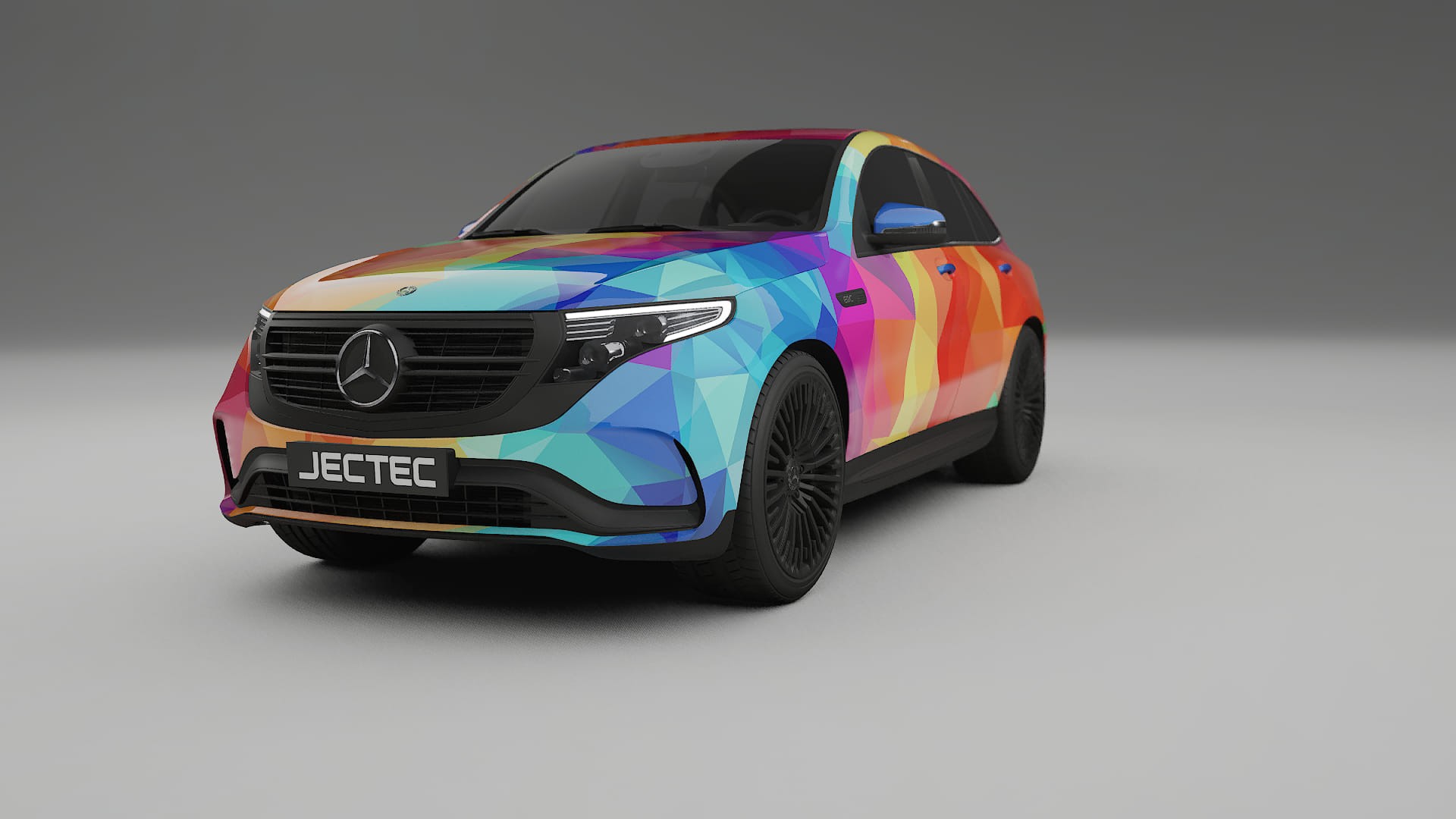 Mercedes EQC AMG VECTOR VIBE – Kit Wrap PPF Personalizat din Folie de Poliuretan Imprimabilă
