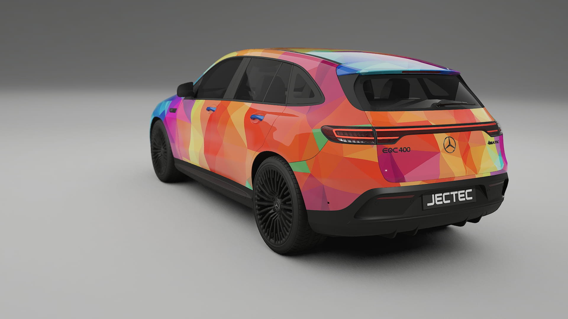 Mercedes EQC AMG VECTOR VIBE – Kit Wrap PPF Personalizat din Folie de Poliuretan Imprimabilă