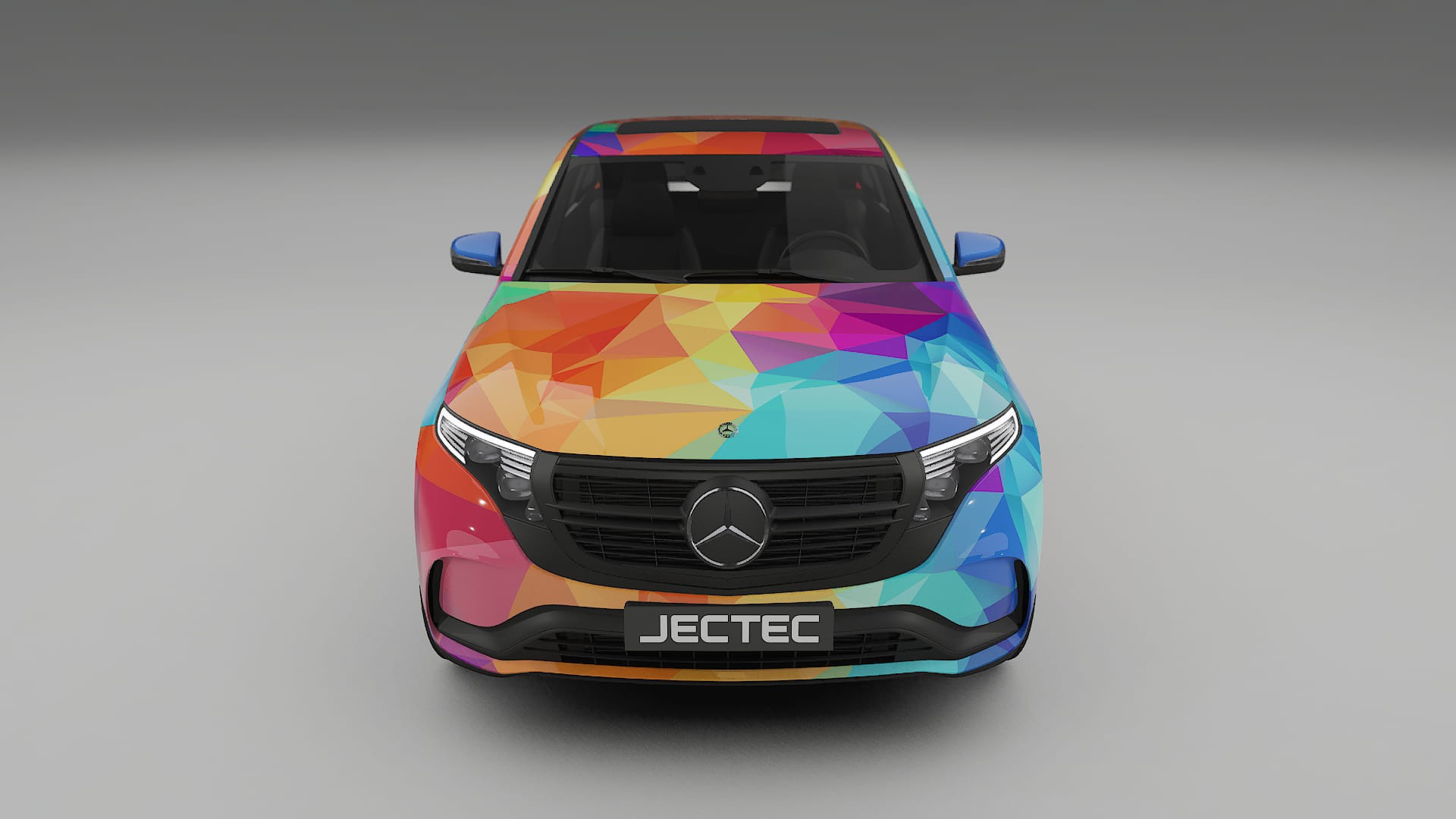 Mercedes EQC AMG VECTOR VIBE – Kit Wrap PPF Personalizat din Folie de Poliuretan Imprimabilă