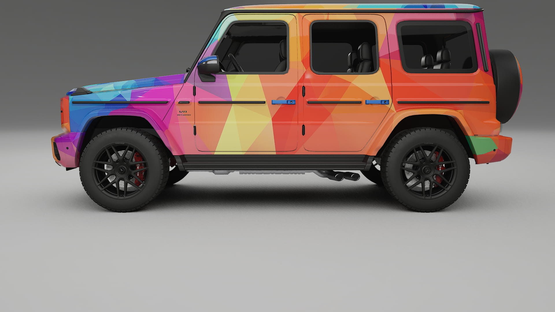 Mercedes G63 AMG W463A VECTOR VIBE – Kit Wrap PPF Personalizat din Folie de Poliuretan Imprimabilă
