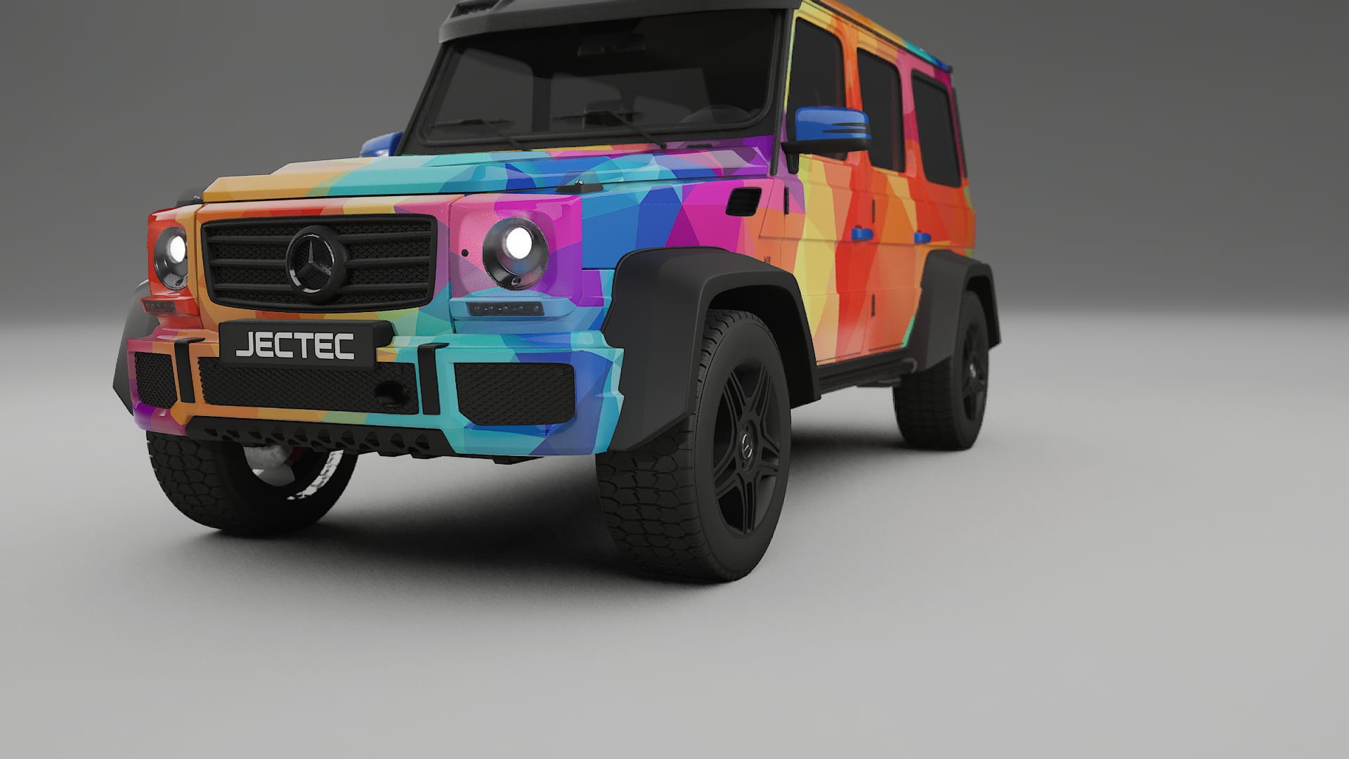 Mercedes G-class 4x4 W463 VECTOR VIBE – Kit Wrap PPF Personalizat din Folie de Poliuretan Imprimabilă