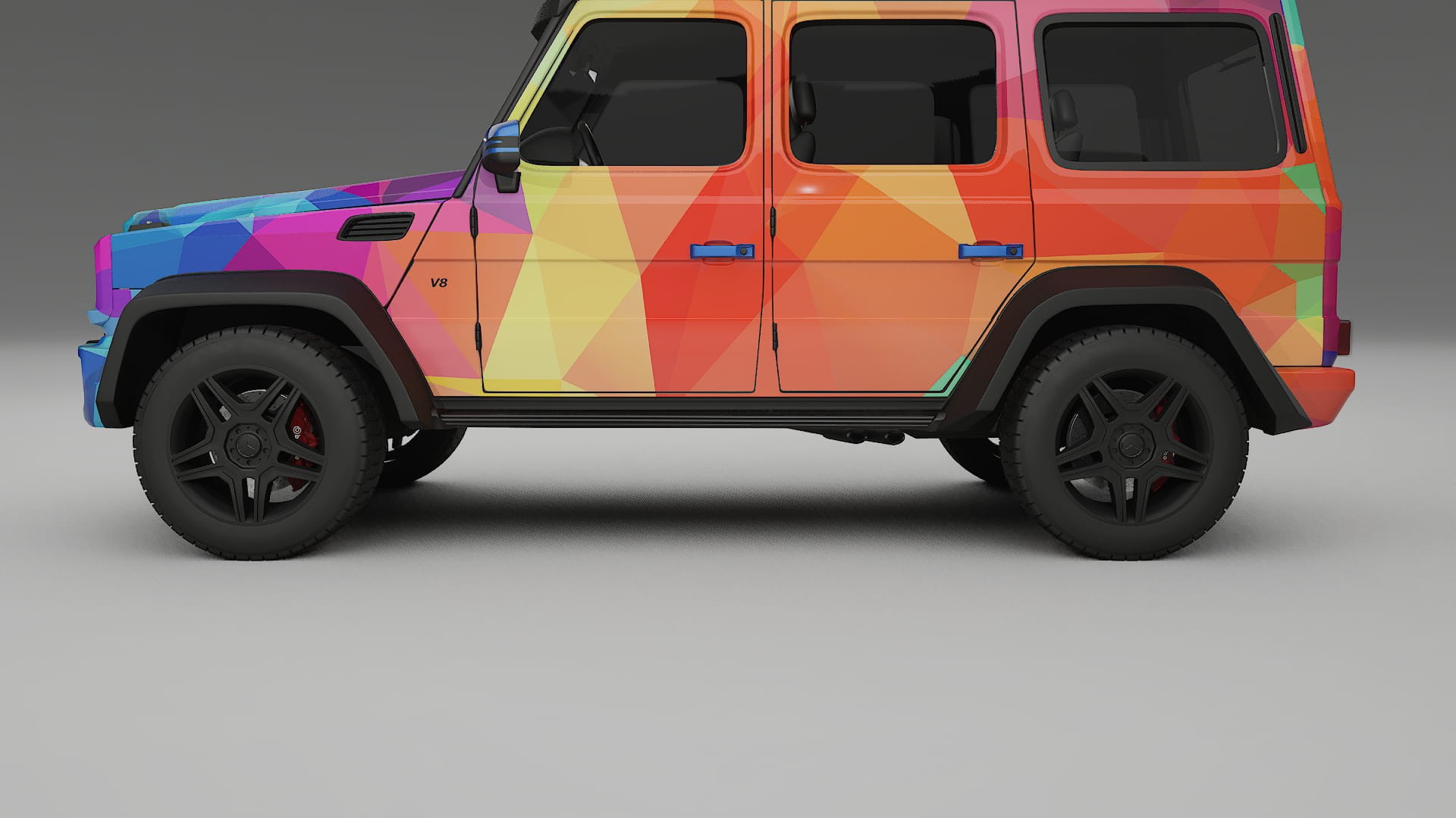 Mercedes G-class 4x4 W463 VECTOR VIBE – Kit Wrap PPF Personalizat din Folie de Poliuretan Imprimabilă