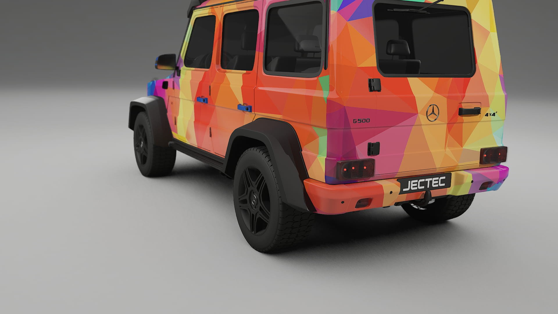 Mercedes G-class 4x4 W463 VECTOR VIBE – Kit Wrap PPF Personalizat din Folie de Poliuretan Imprimabilă