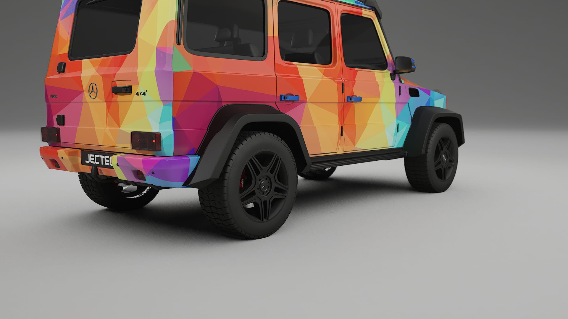 Mercedes G-class 4x4 W463 VECTOR VIBE – Kit Wrap PPF Personalizat din Folie de Poliuretan Imprimabilă