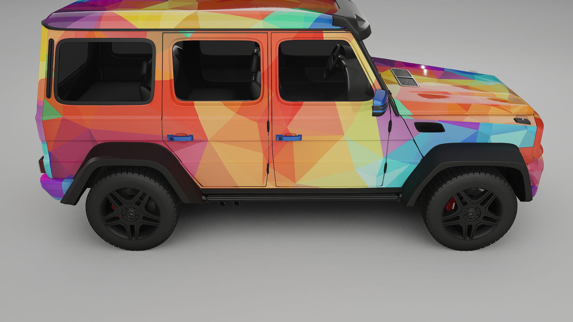 Mercedes G-class 4x4 W463 VECTOR VIBE – Kit Wrap PPF Personalizat din Folie de Poliuretan Imprimabilă